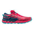 Wave Daichi 7 Zapatilla trail Mujeres - rojo, azul oscuro
