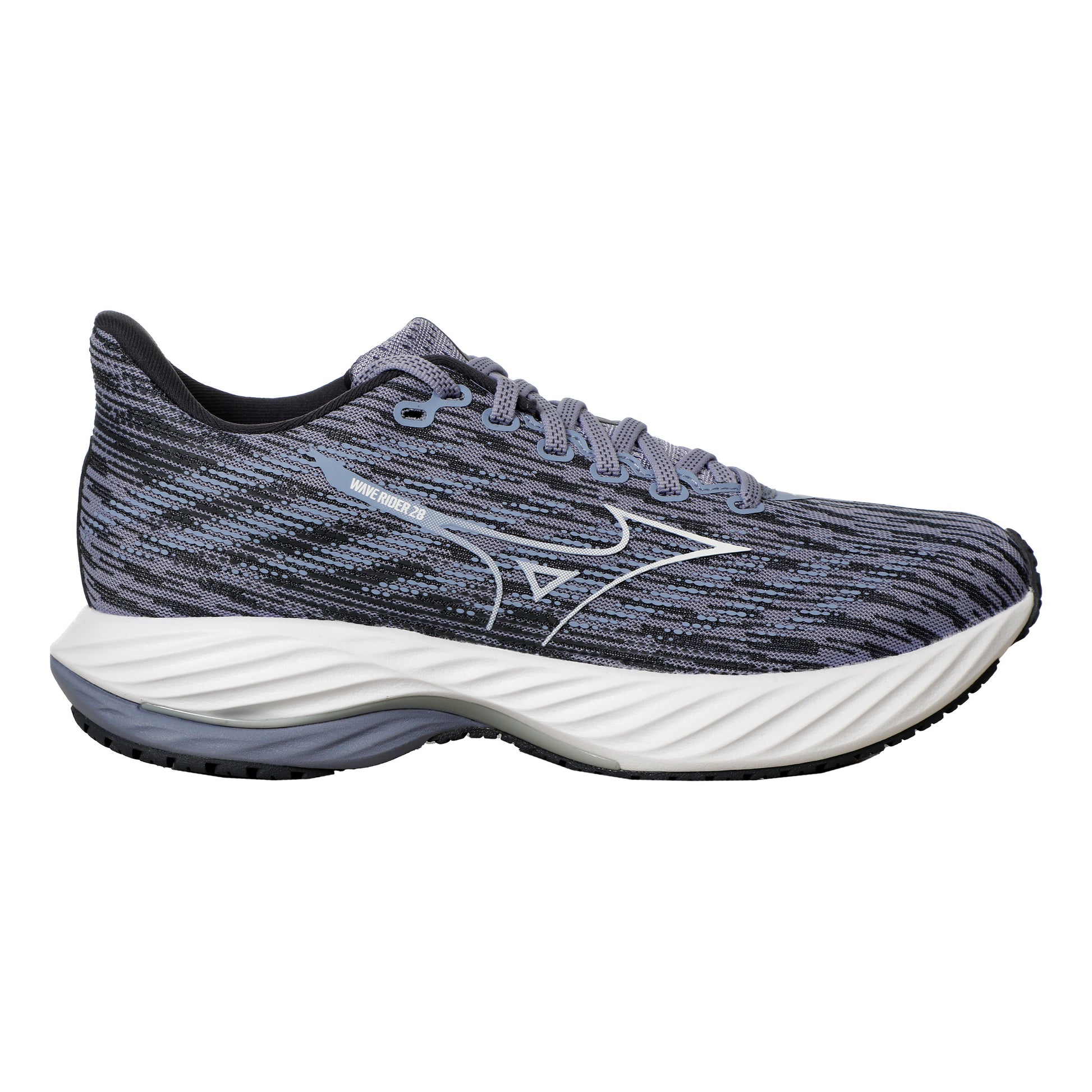 Mizuno Wave Rider 28 Zapatilla neutral Mujeres - gris, morado