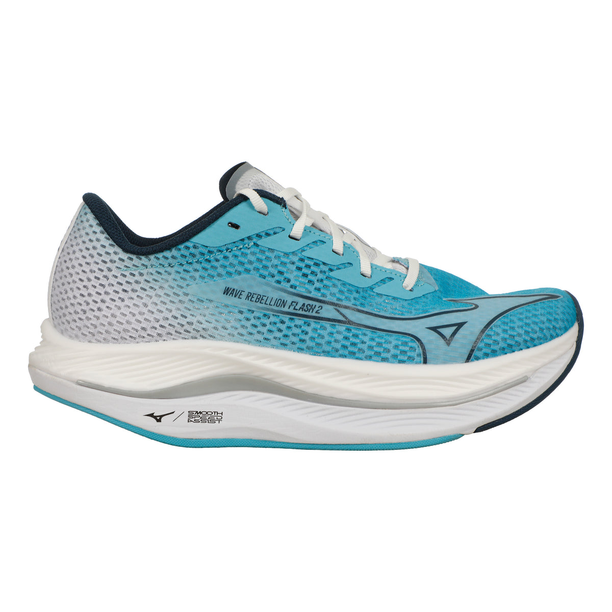 Mizuno Wave Rebellion Flash 2 Zapatilla De Competición Mujeres-Turquesa,Azul
