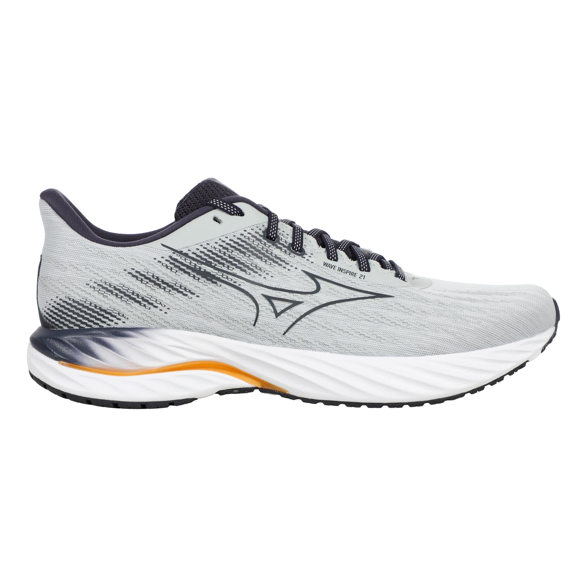 Mizuno Wave Inspire 21 Zapatilla De Estabilidad Hombres-Gris Claro,Coral