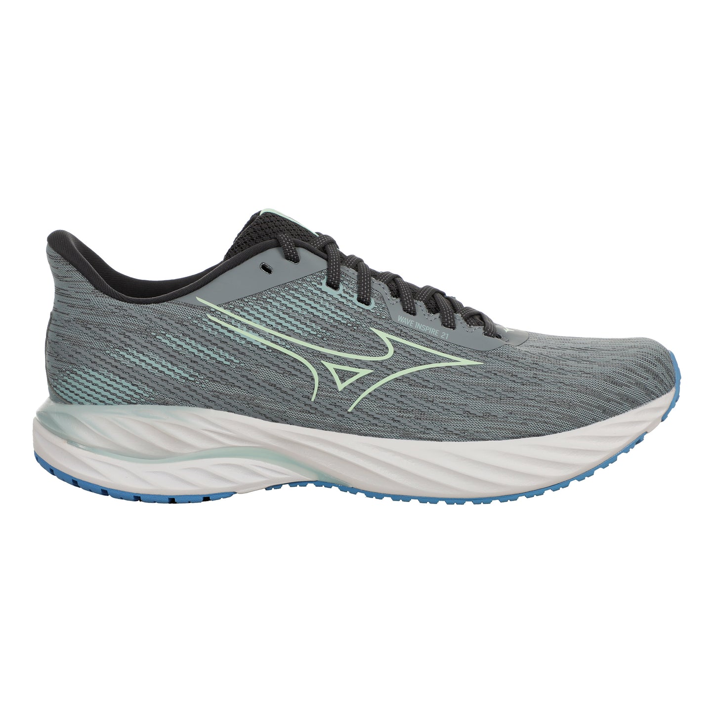 Mizuno Wave Inspire 21 Zapatilla de estabilidad Hombres - gris, mint