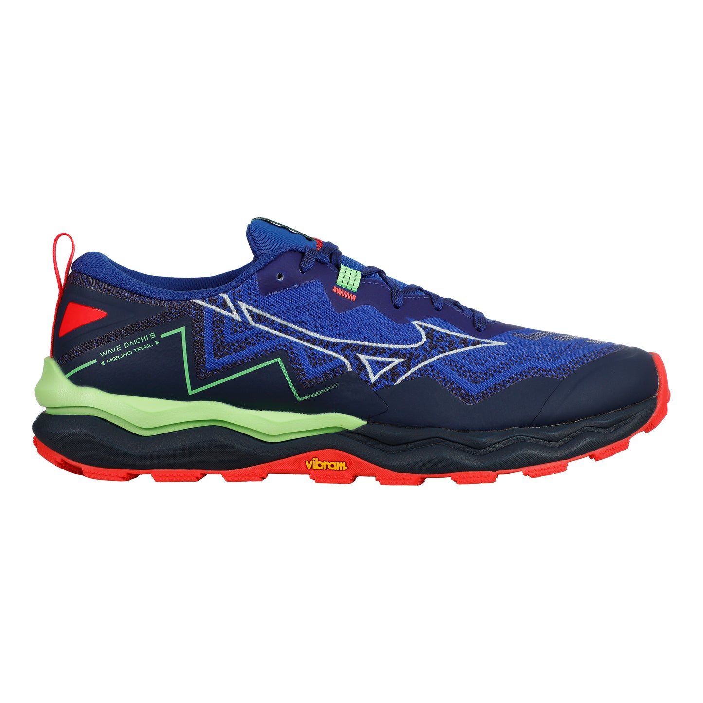 Mizuno Wave Daichi 9                       Zapatilla trail Hombres-azul oscuro, blanco