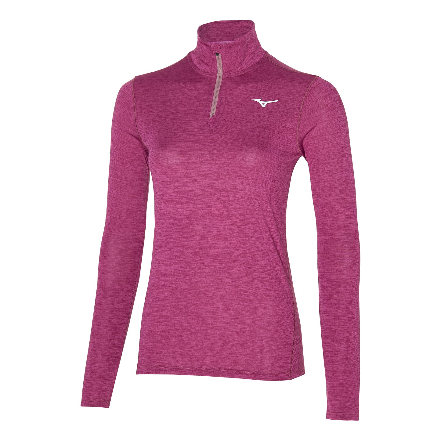 Mizuno Impulse Core Half-Zip Top De Running Mujeres-Rosa
