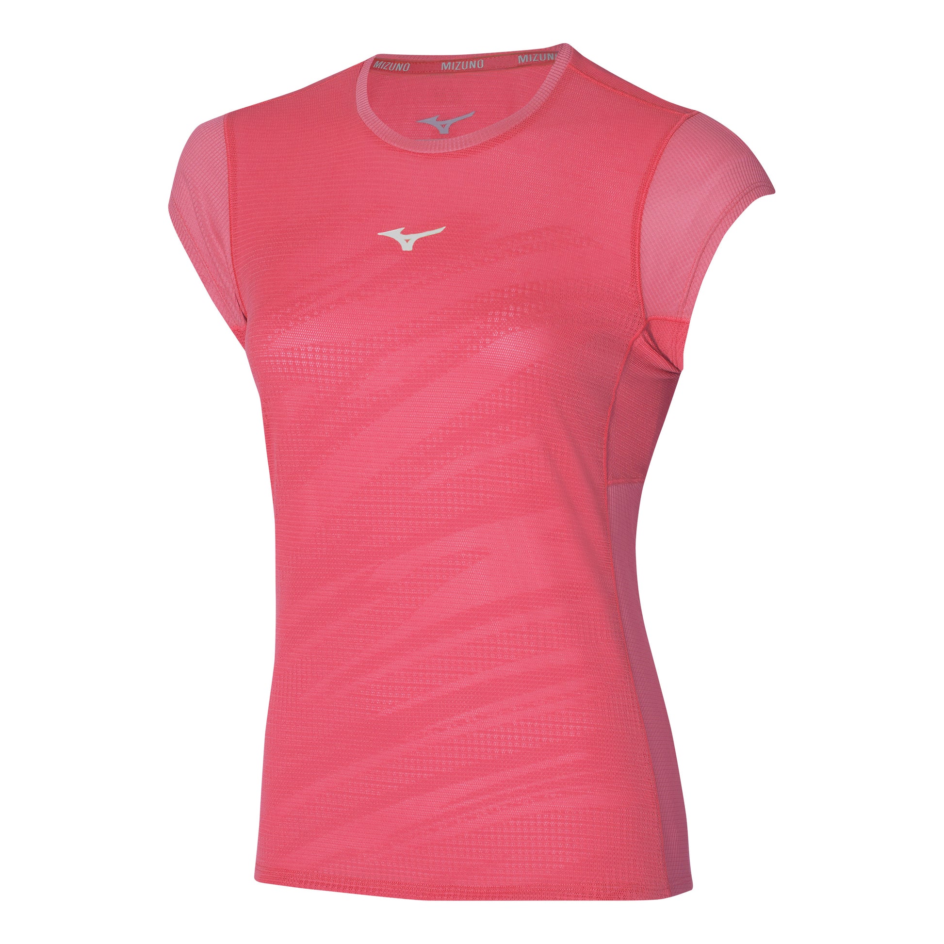 Mizuno Aero Camiseta De Running Mujeres-Rojo