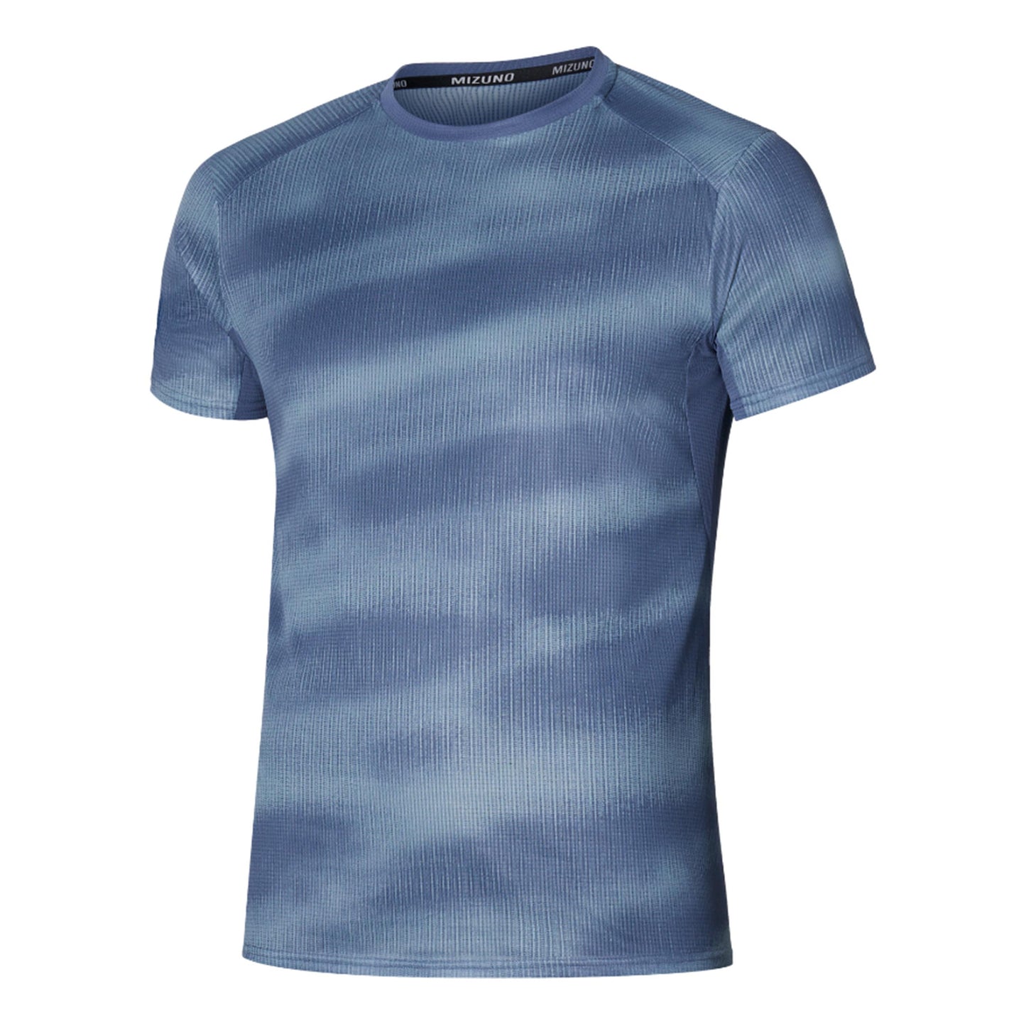 Mizuno DryAeroFlow Graphic Camiseta De Running Hombres-Azul,Azul Claro