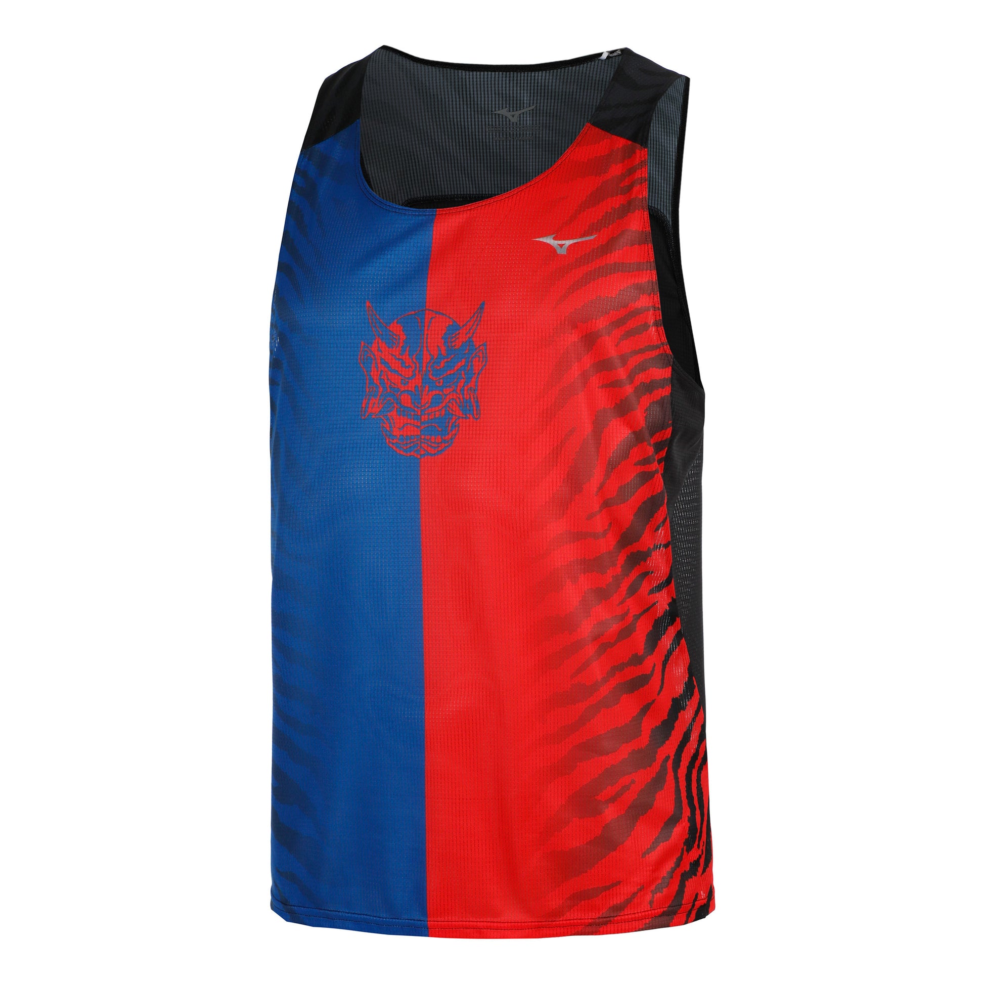 Mizuno DryAeroFlow Graphic Camiseta de running Hombres - rojo, azul
