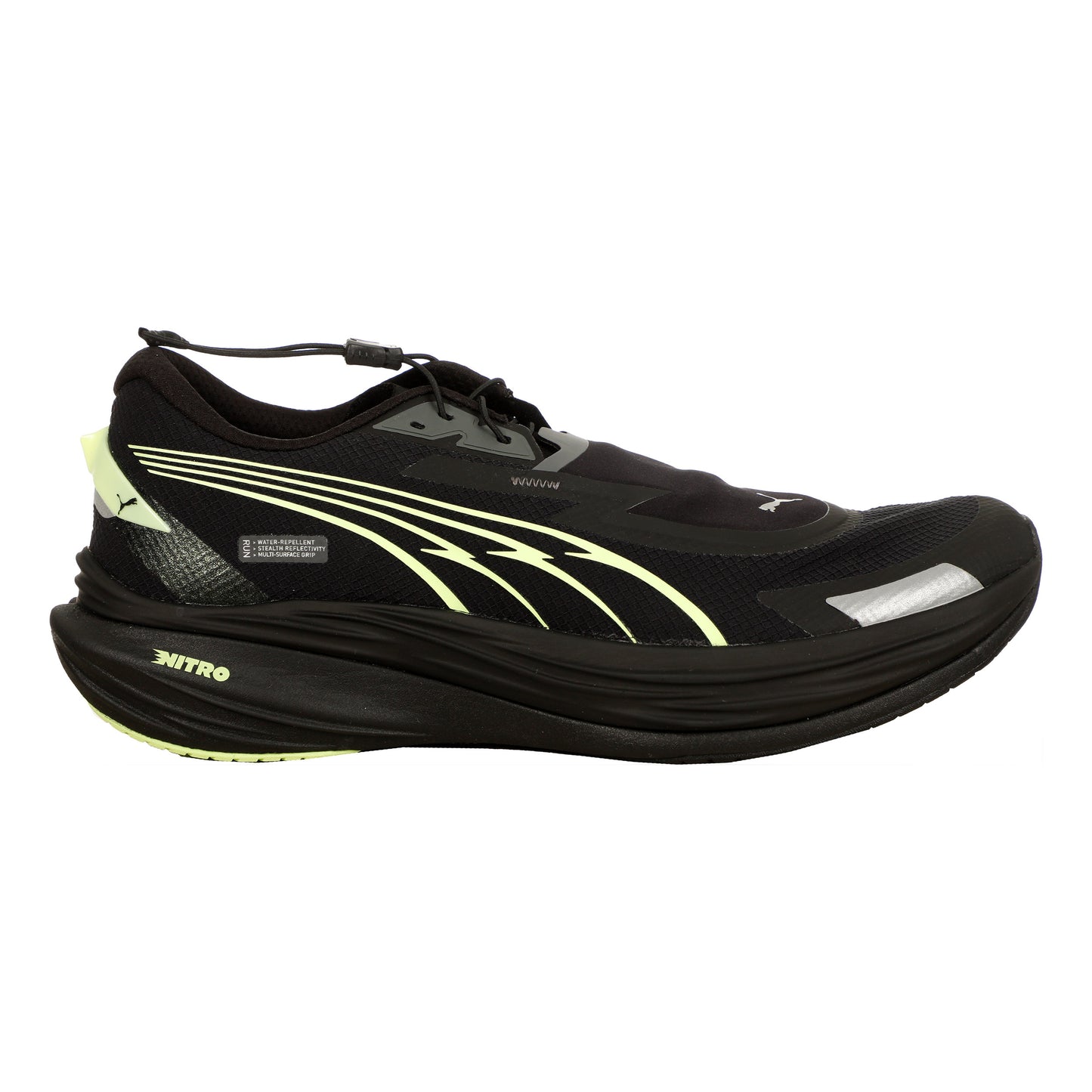 Puma Deviate Nitro 3 WTR+ Zapatilla Neutral Hombres-Negro