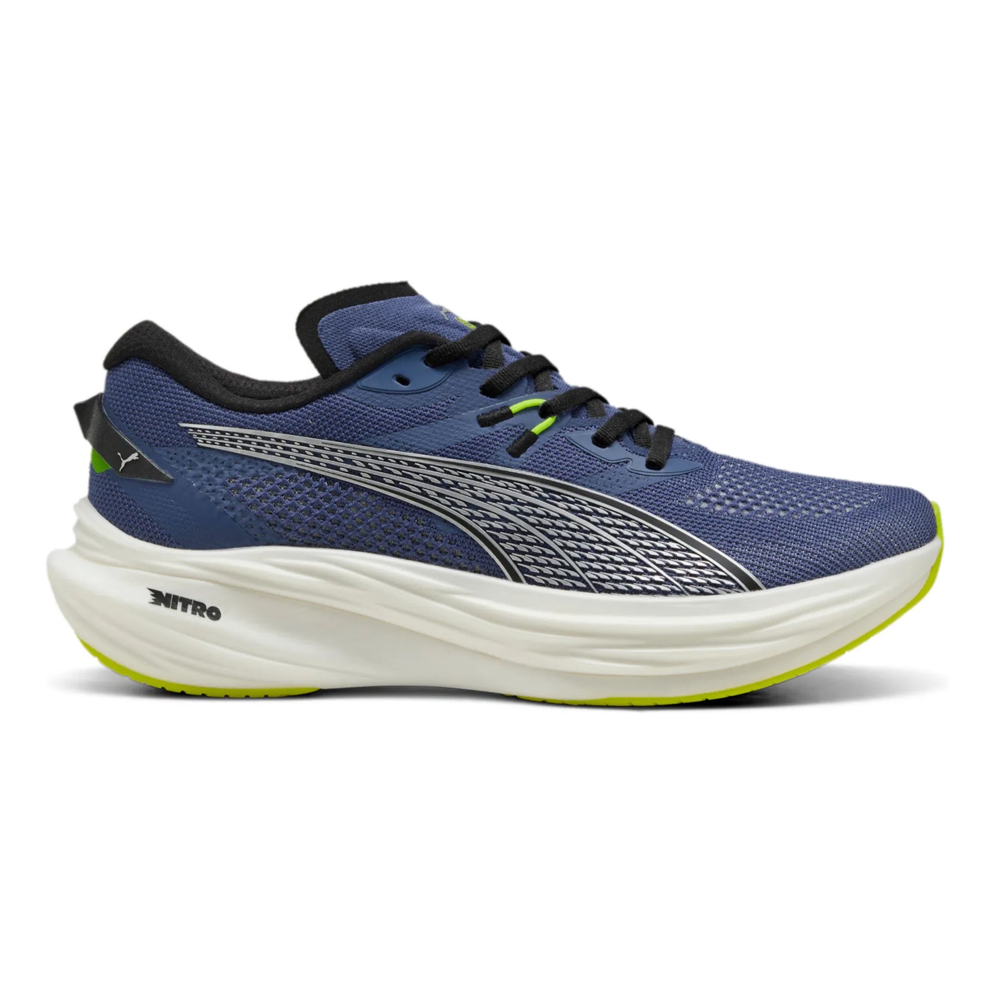 Puma Deviate Nitro 3 Zapatilla Neutral Hombres-Azul,Amarillo