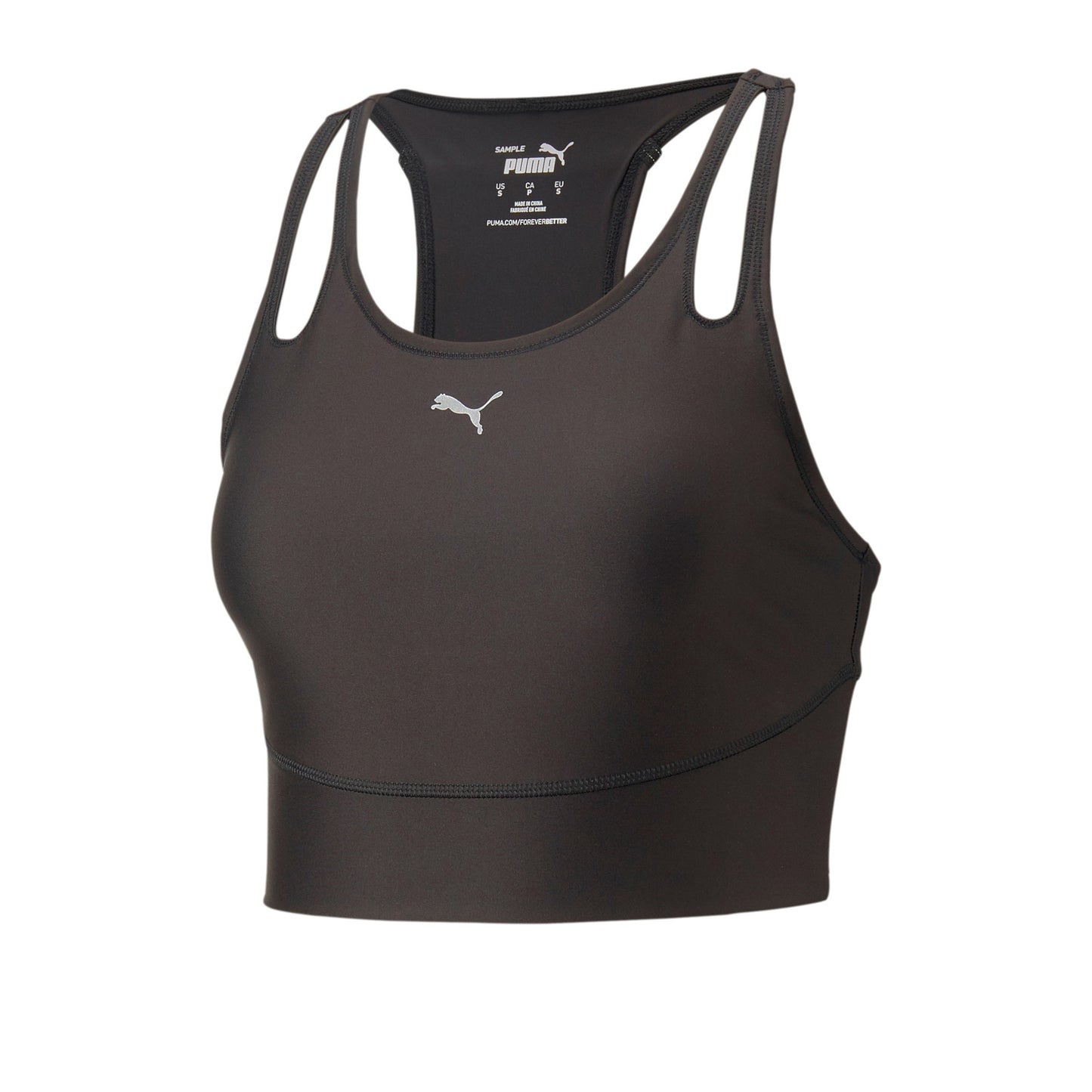 Puma Run Ultraform Crop Sujetador deportivo Mujeres - negro,