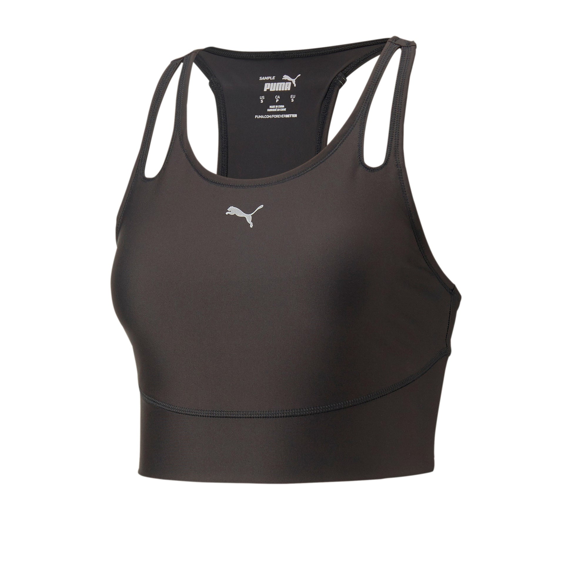 Puma Run Ultraform Crop Sujetador deportivo Mujeres - negro,