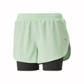 Run Favorite Woven 2in1 3in Pantalones cortos Mujeres - mint, negro