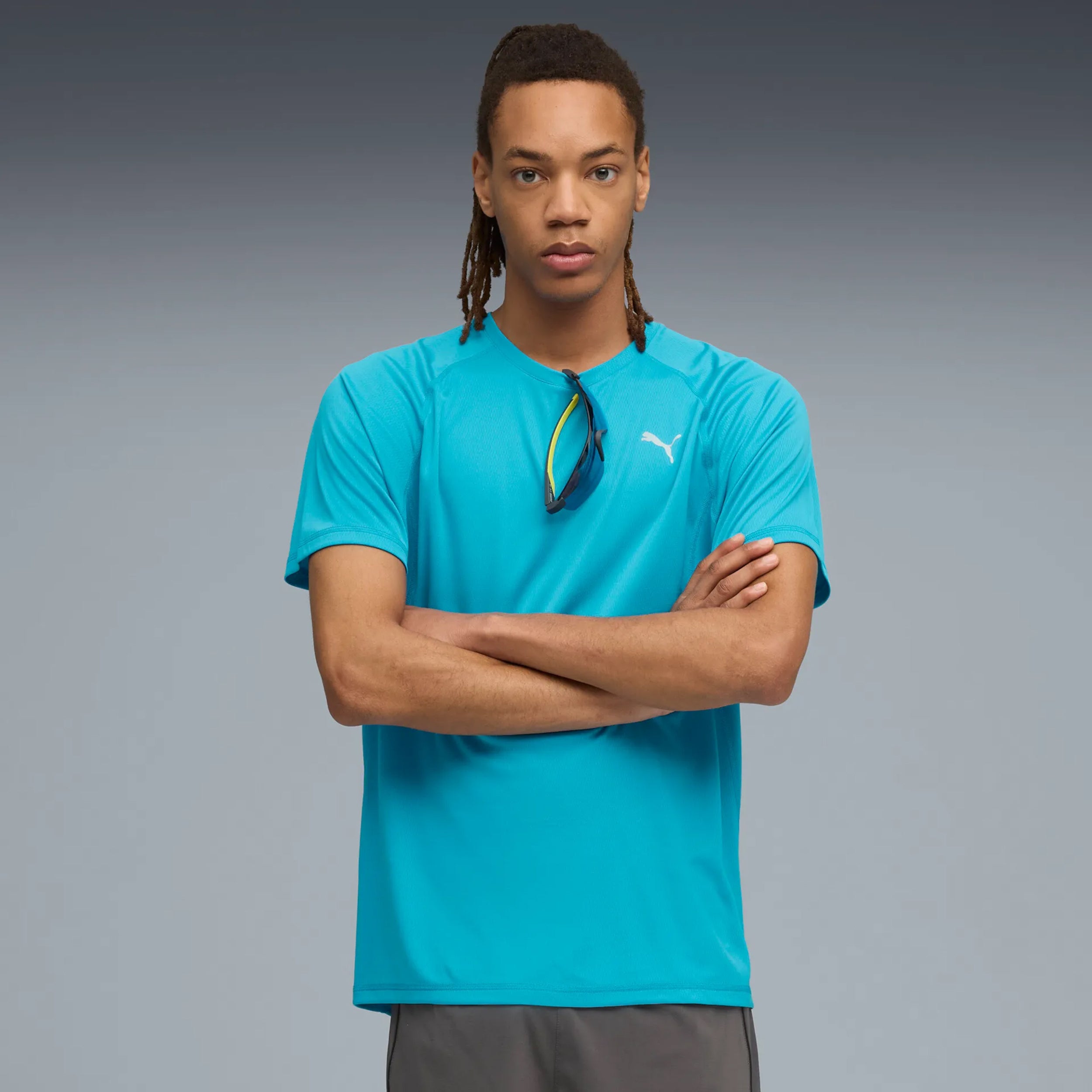 Puma Velocity  Camiseta de running Hombres - azul