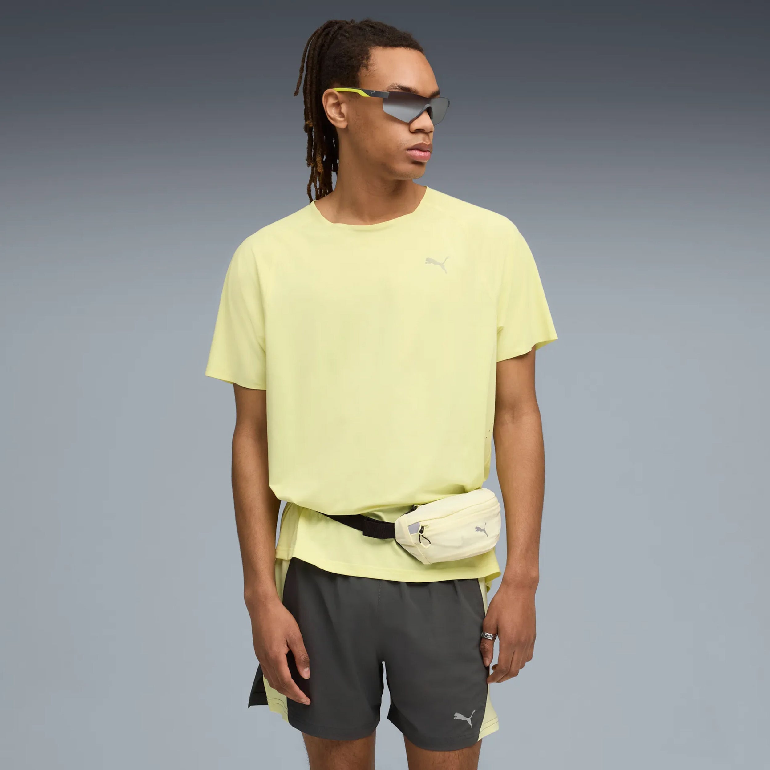 Puma Everyday Cloudspun  Camiseta de running Hombres - amarillo