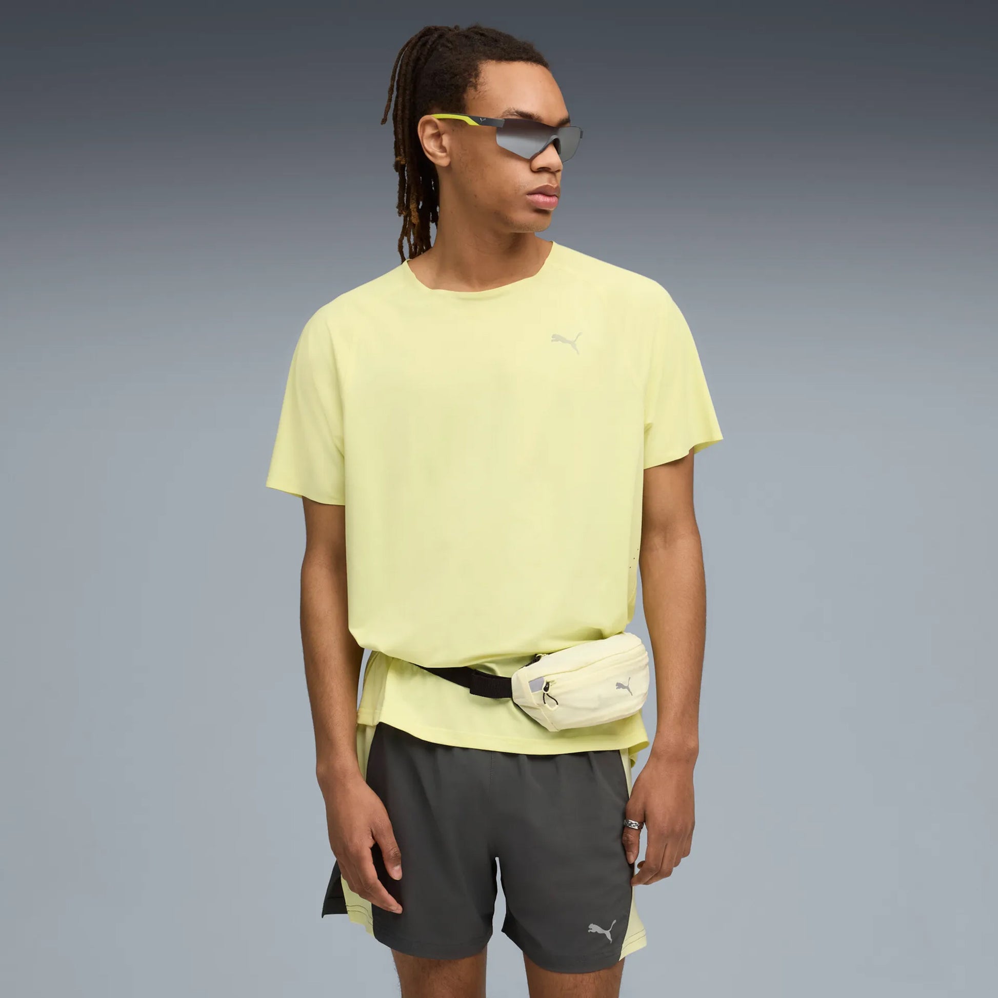 Puma Everyday Cloudspun  Camiseta de running Hombres - amarillo