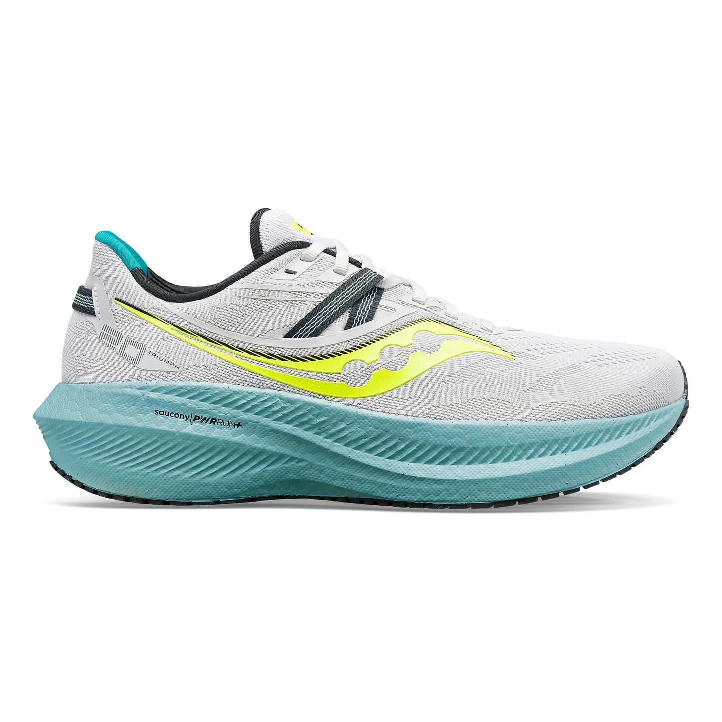 Saucony Triumph 20 Zapatilla neutral Hombres - blanco, azul claro