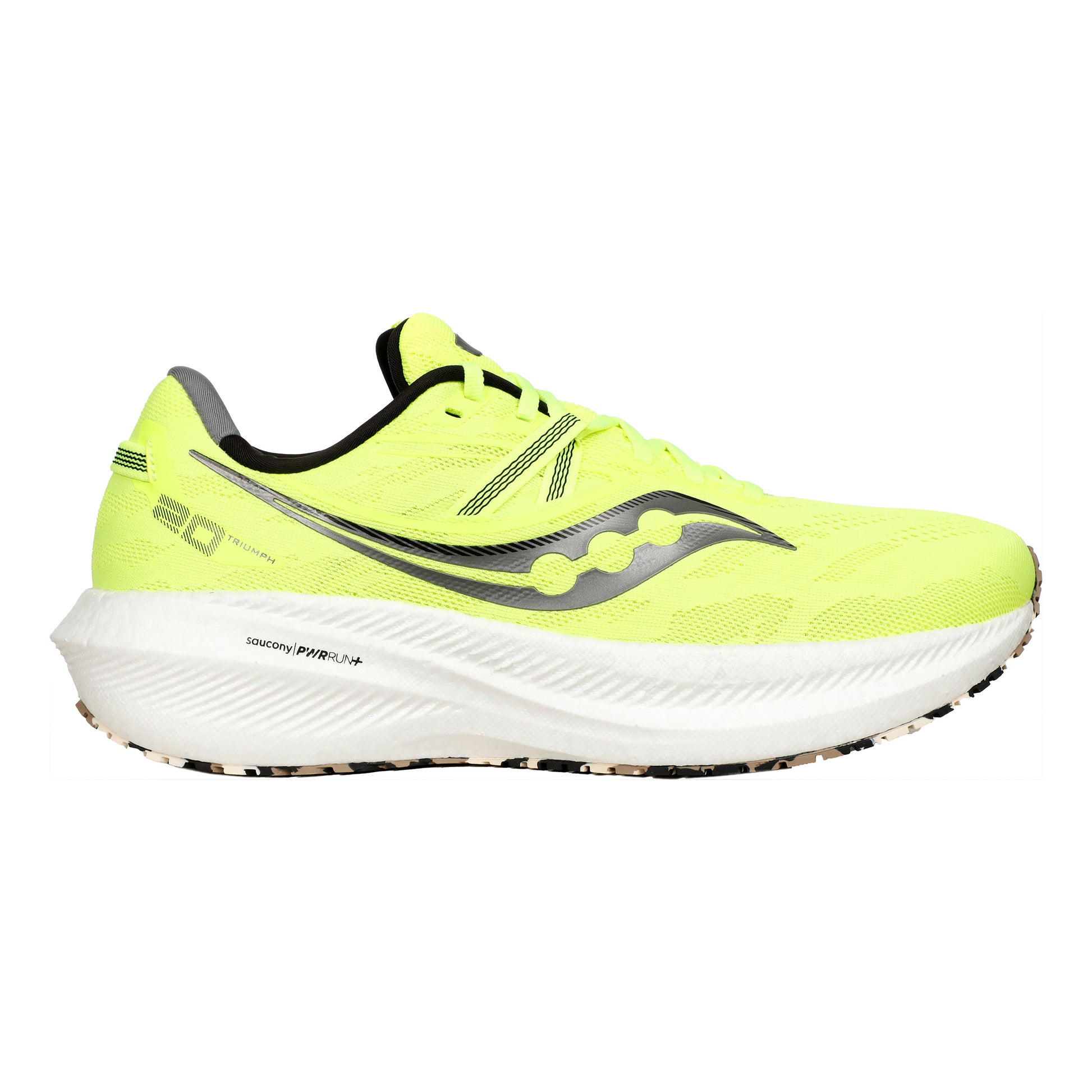 Saucony Triumph 20 Zapatilla neutral Hombres - amarillo, negro