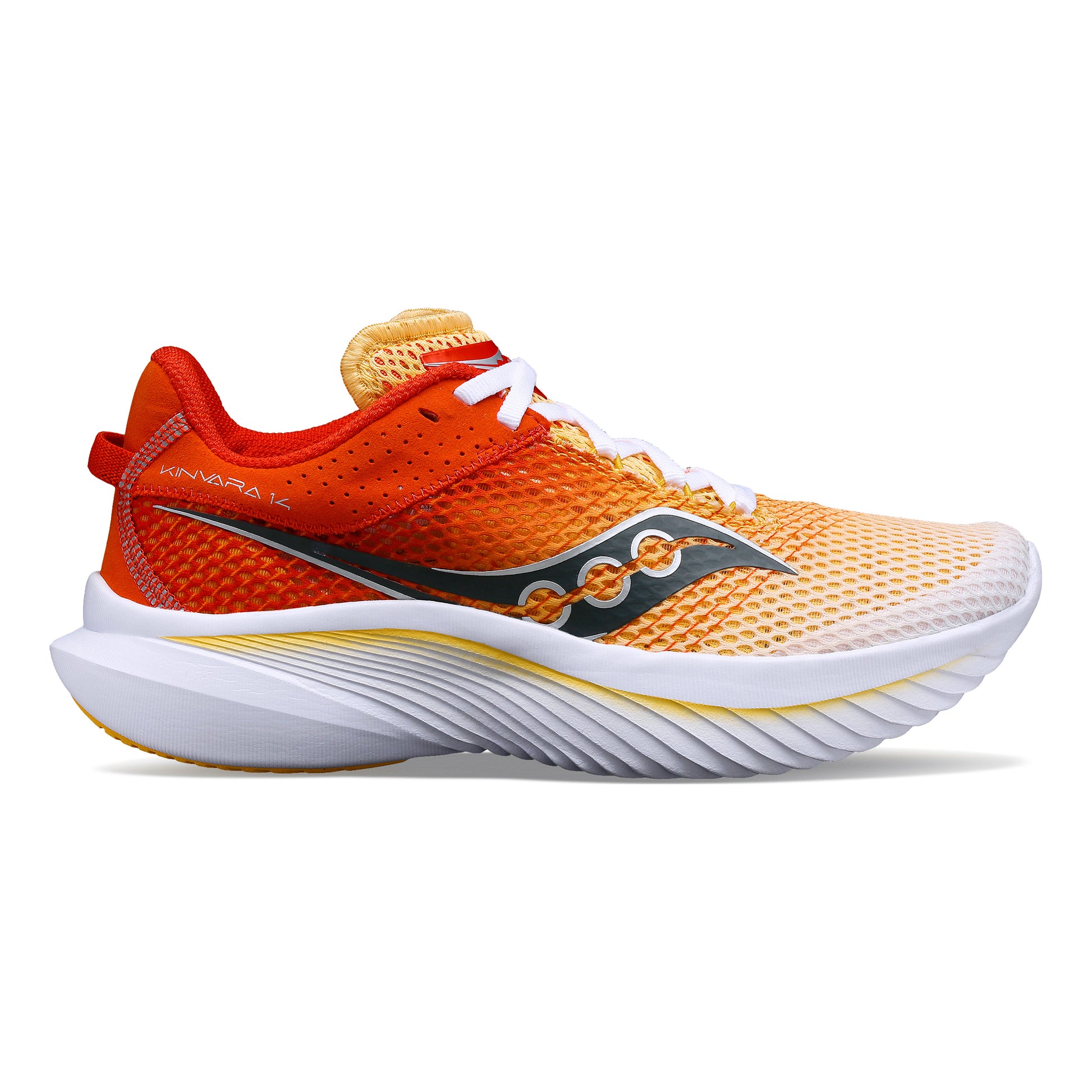 Saucony Kinvara 14 Zapatilla neutral Mujeres - blanco, naranja