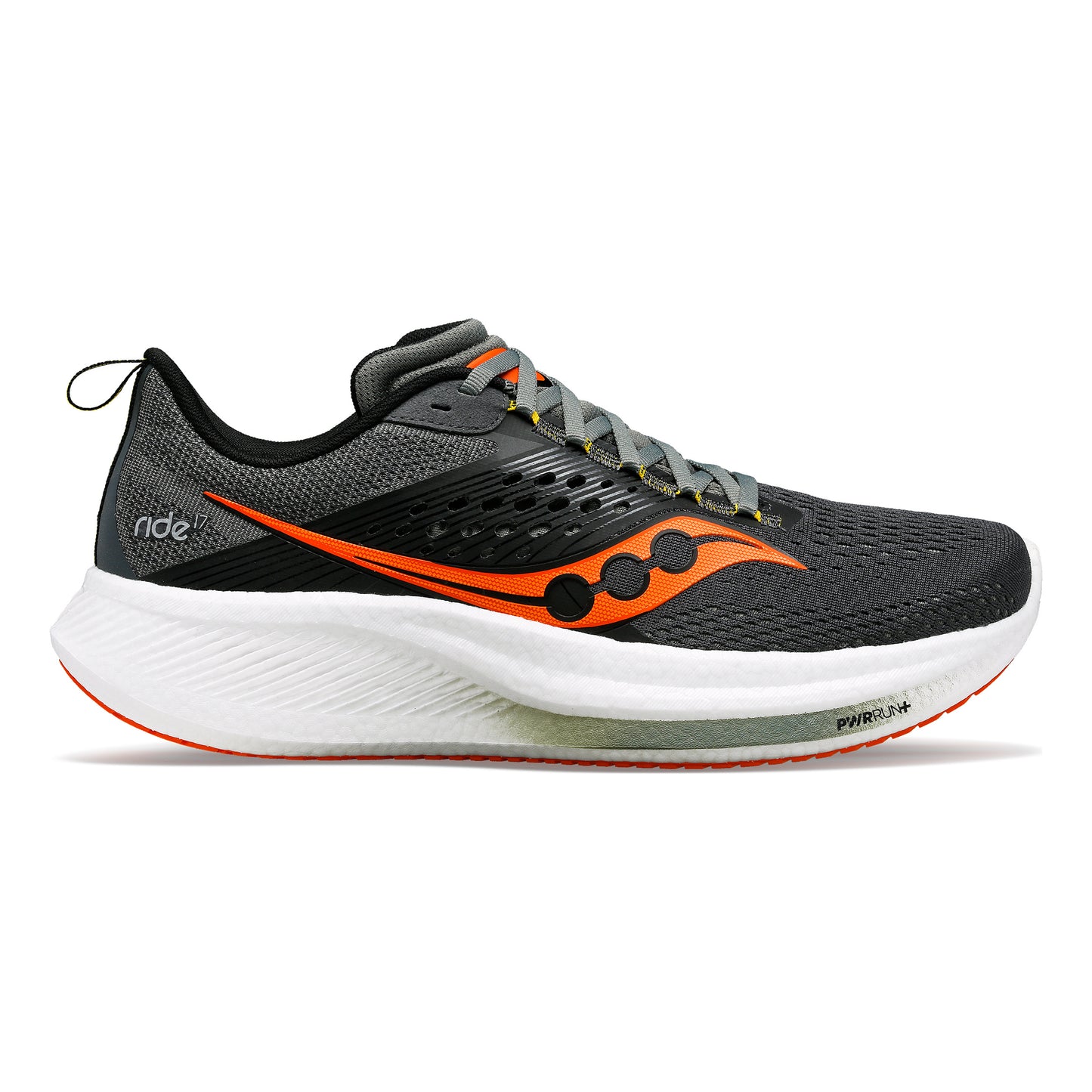 Saucony Ride 17 Zapatilla neutral Hombres - negro, naranja