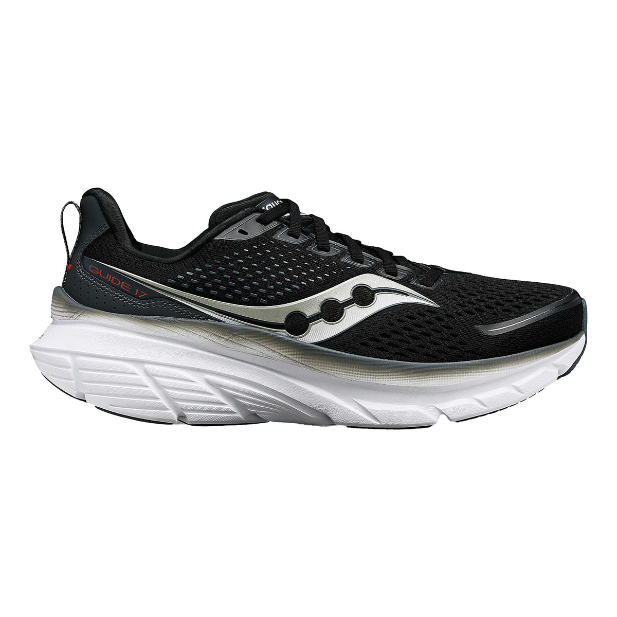Saucony Guide 17 Zapatilla de estabilidad Hombres - negro, gris
