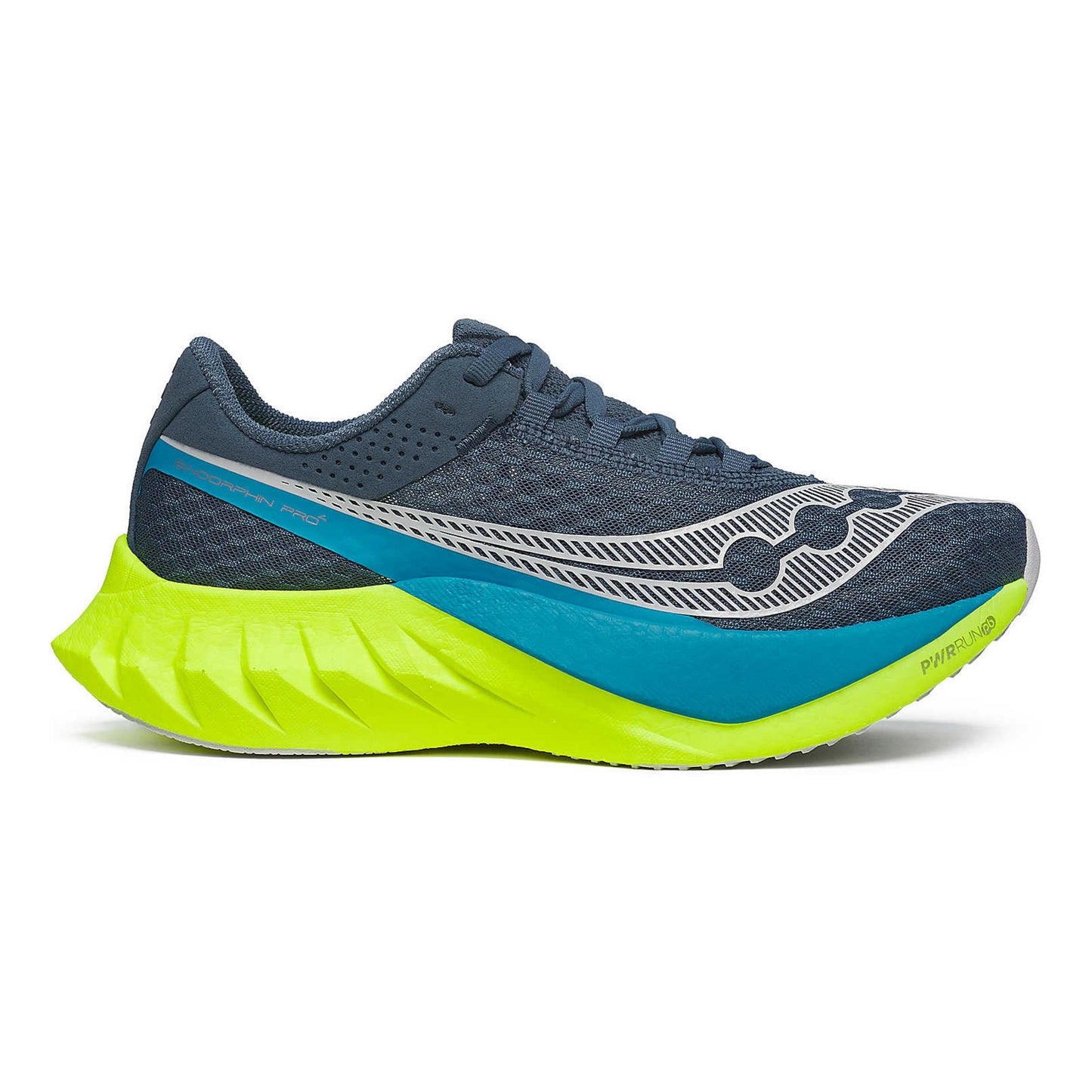 Saucony Endorphin Pro 4 Zapatilla de competición Mujeres - azul oscuro, lima