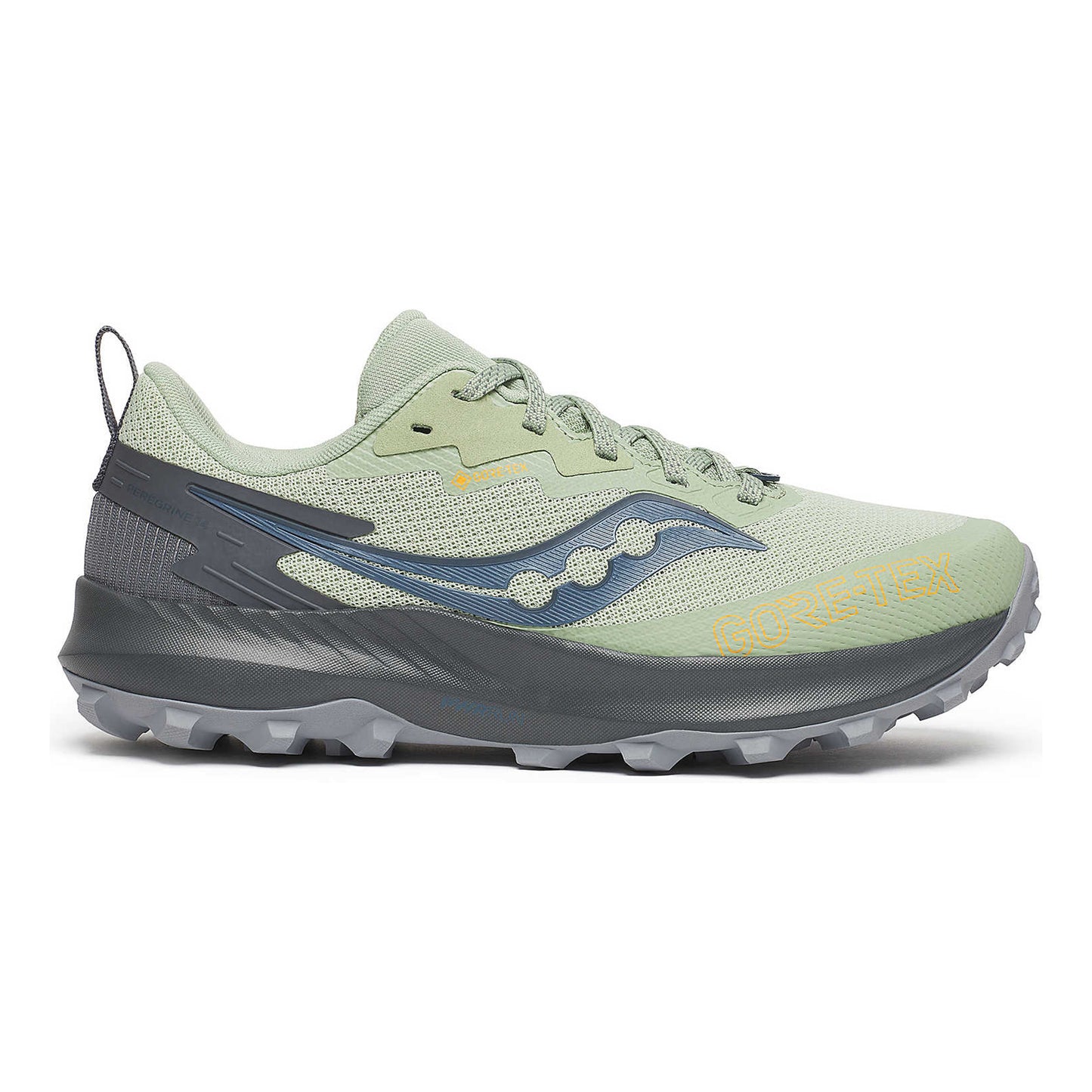 Saucony Peregrine 14 GTX Zapatilla Trail Mujeres-Gris,Gris Oscuro