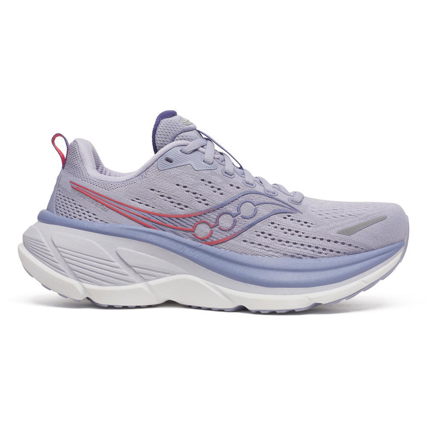 Saucony Hurricane 25 Zapatilla de estabilidad Mujeres-lila, gris claro