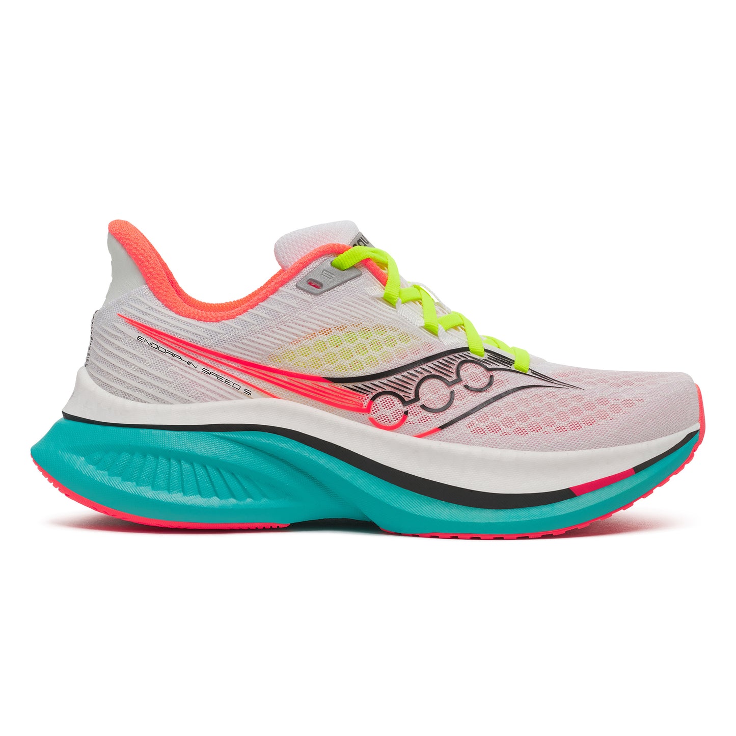Saucony Endorphin Speed 5 Zapatilla de competición Mujeres-blanco, multicolor