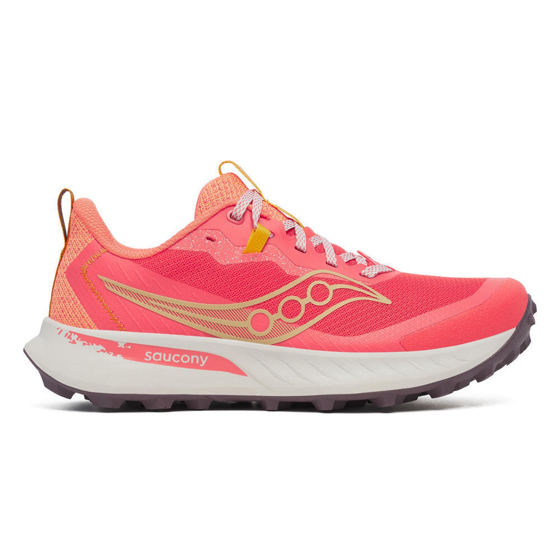 Saucony Peregrine 15 Zapatilla Trail Mujeres-Coral,Naranja