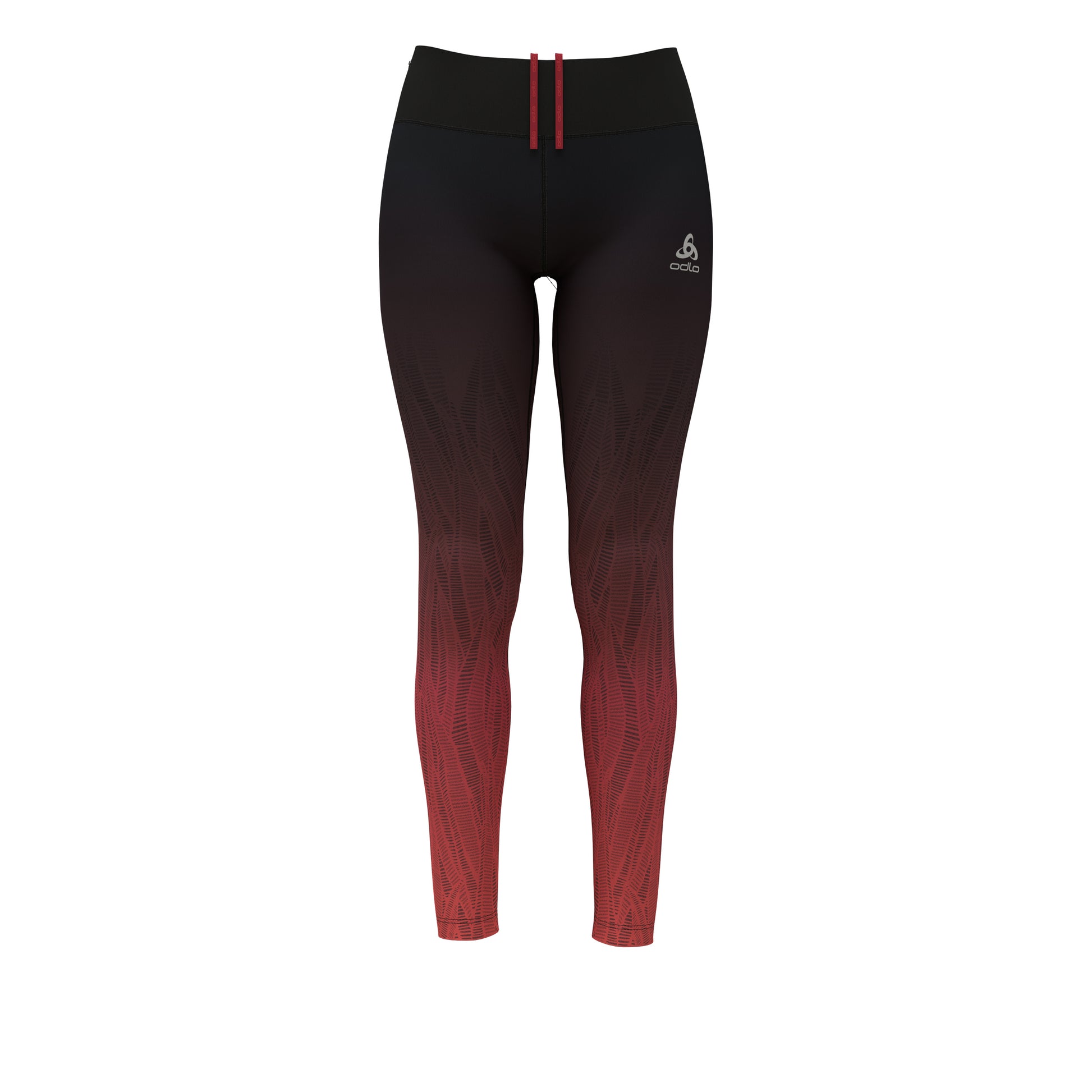 Odlo Print Malla Mujeres-Rojo