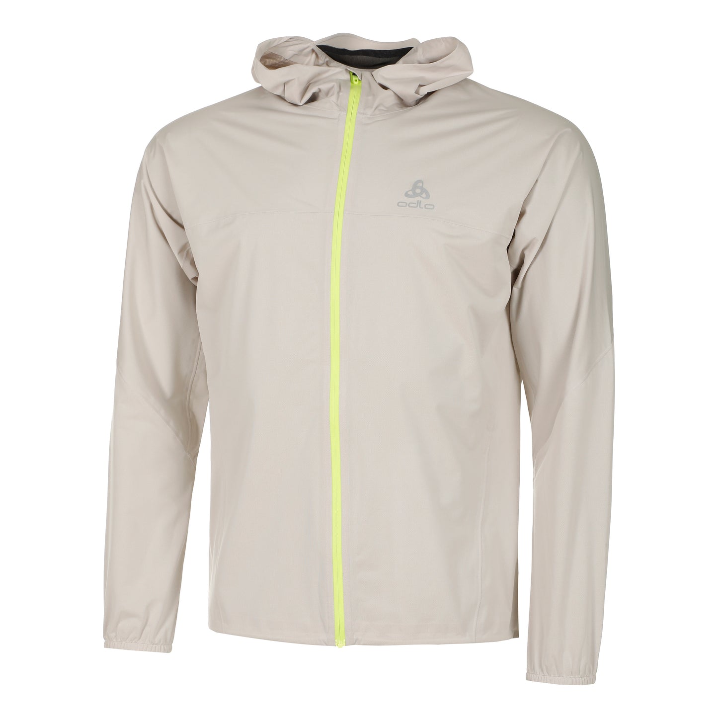 Odlo X-Alp Waterproof  Chaqueta para correr Hombres - plateado, verde claro