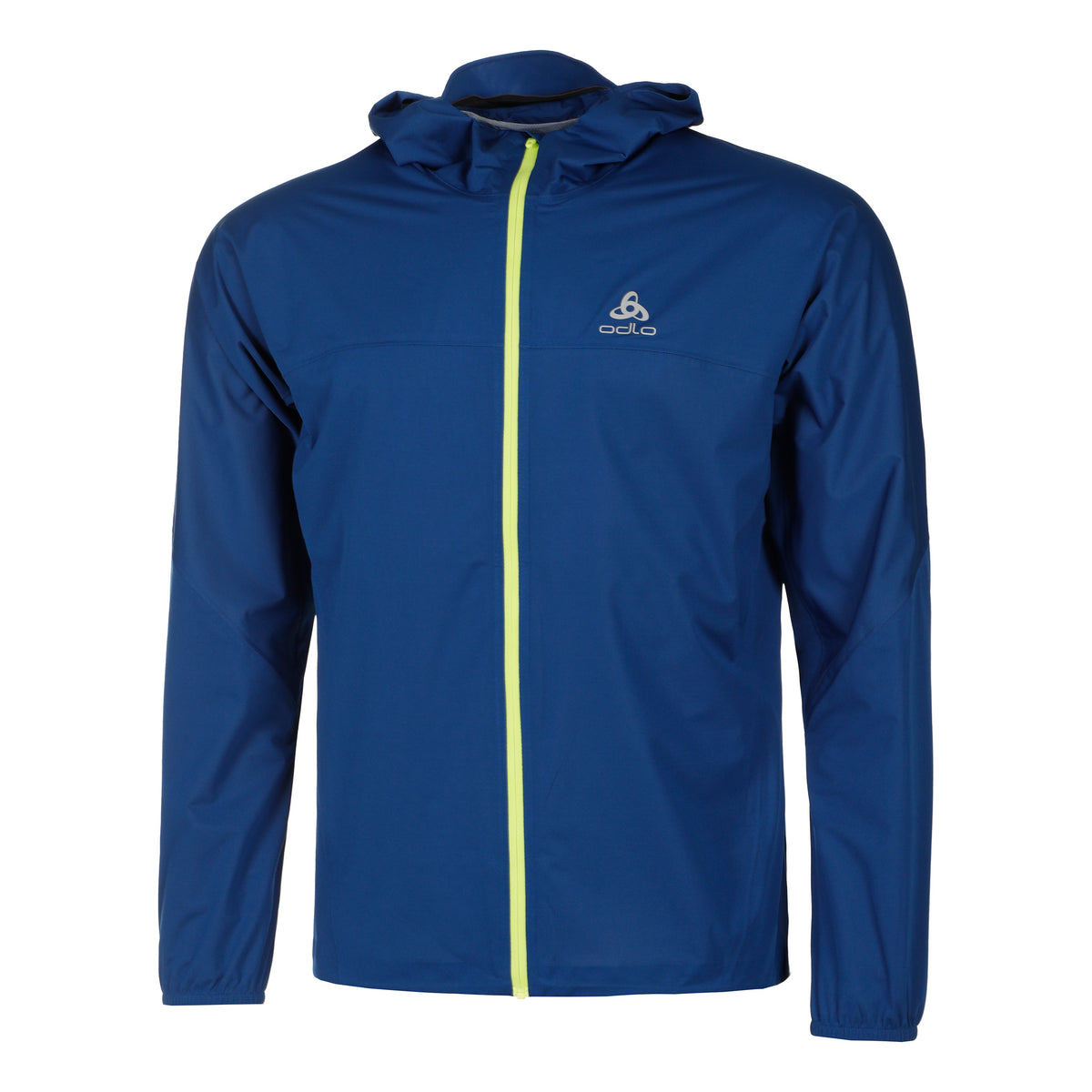 Odlo X-Alp Waterproof  Chaqueta para correr Hombres - azul oscuro, verde claro
