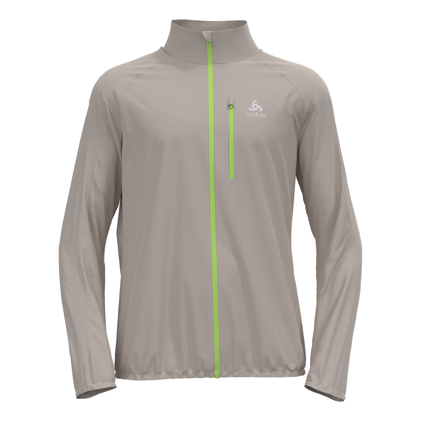 Odlo Zeroweight Chaqueta para correr Hombres - plateado,