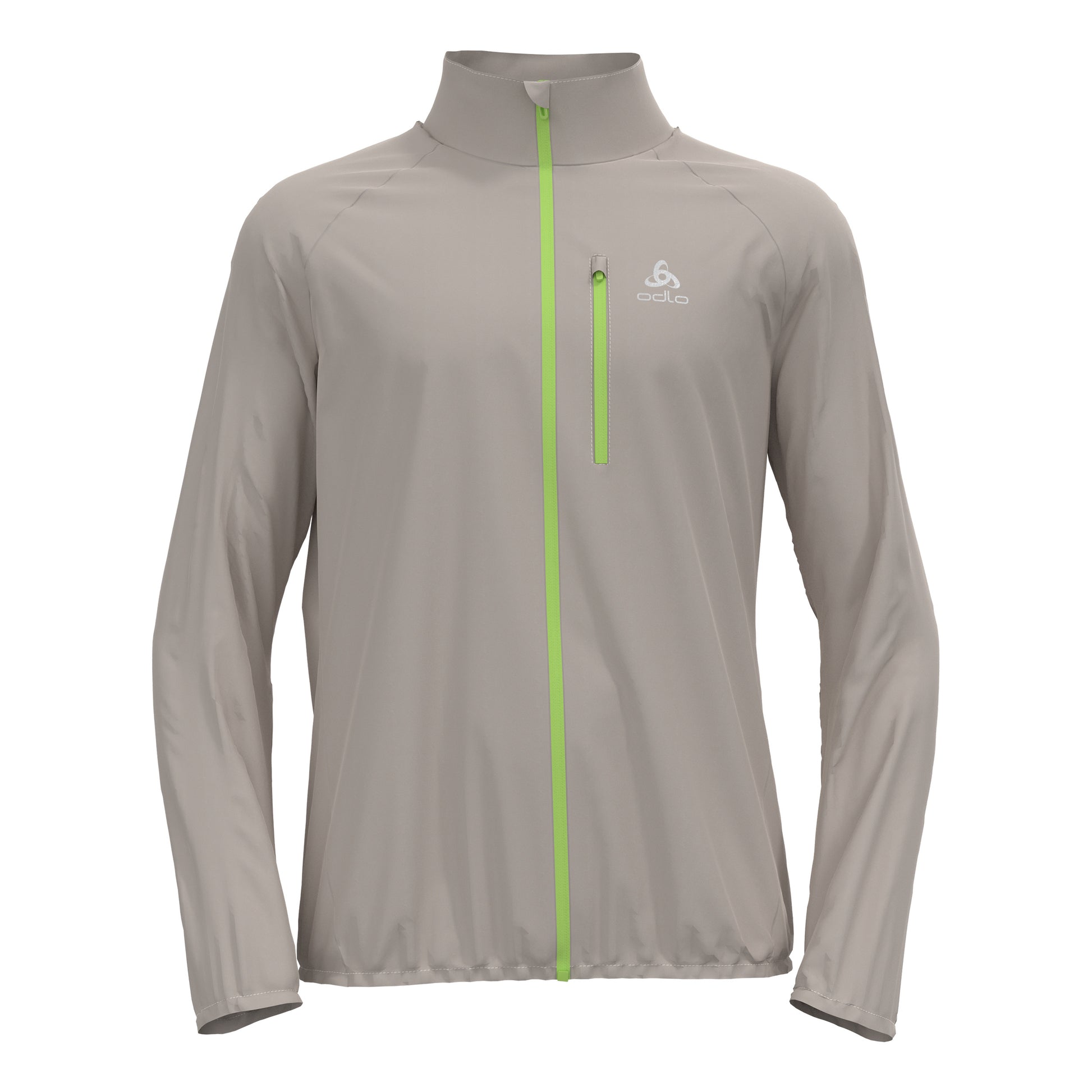 Odlo Zeroweight Chaqueta para correr Hombres - plateado,