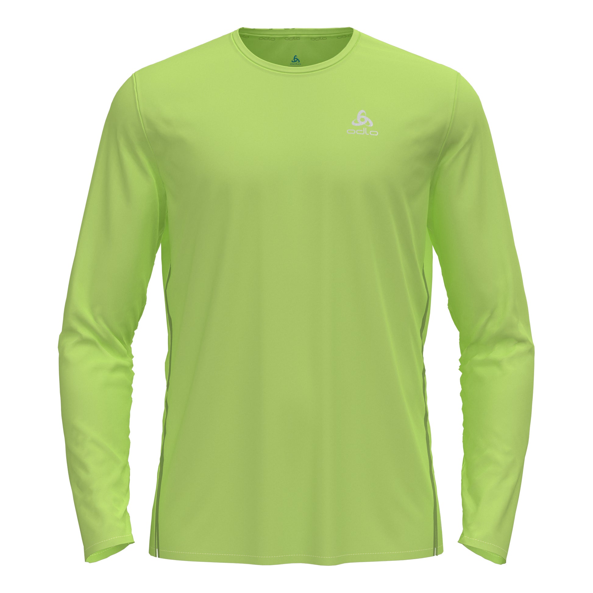 Odlo Zeroweight Chill-Tec Crew Neck Camiseta de manga larga Hombres - verde claro,