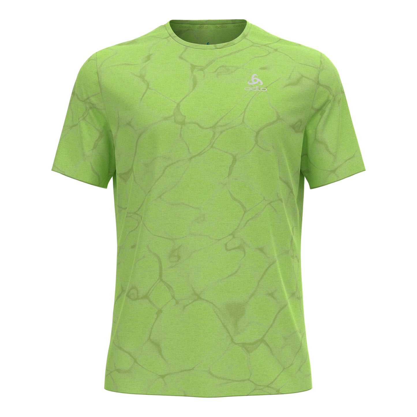 Odlo Zeroweight Engineered Chill-Tec Camiseta de running Hombres - verde claro,