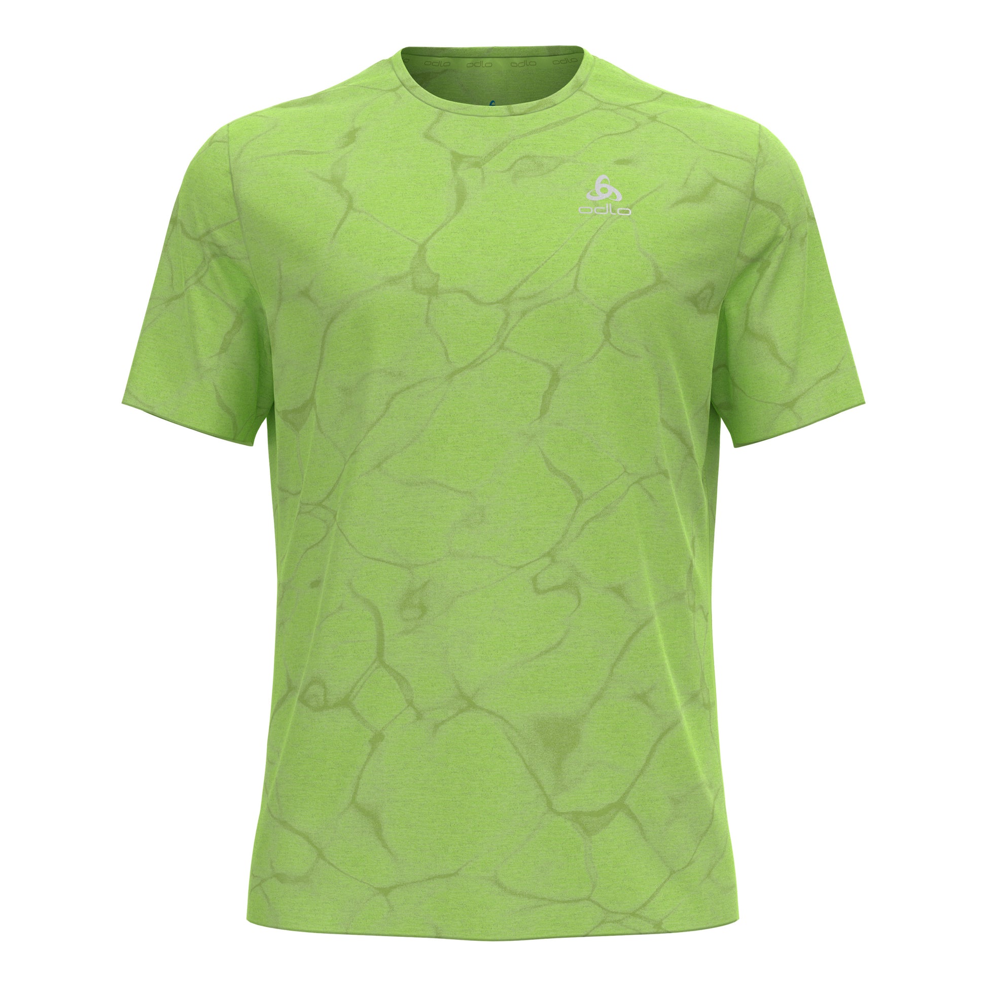 Odlo Zeroweight Engineered Chill-Tec Camiseta de running Hombres - verde claro,