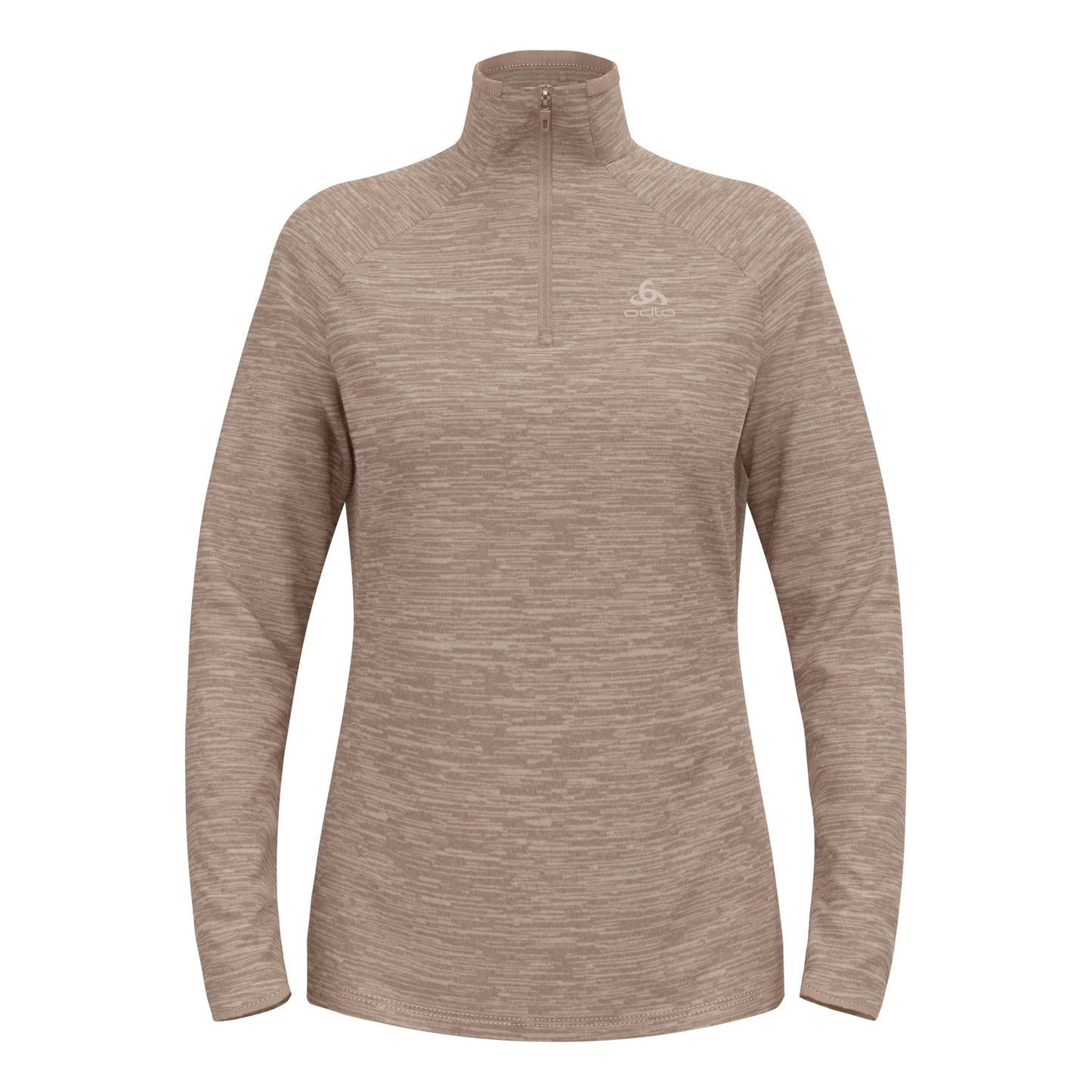 Odlo Essential Thermal Mid Layer 1/2 Zip Camiseta De Manga Larga Mujeres-Gris
