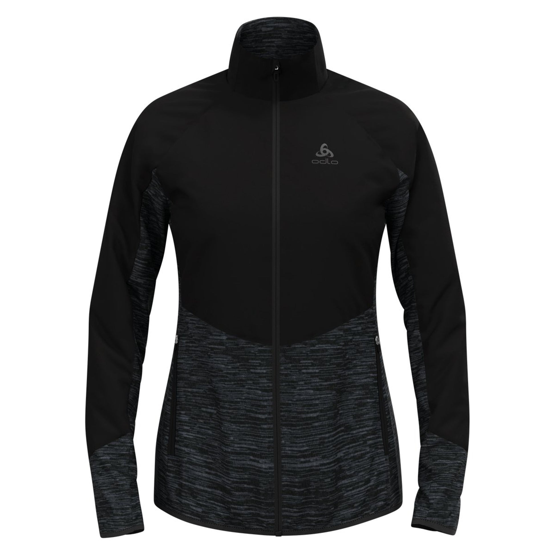 Odlo Essential Insulator Hybrid Chaqueta para correr Mujeres - negro,