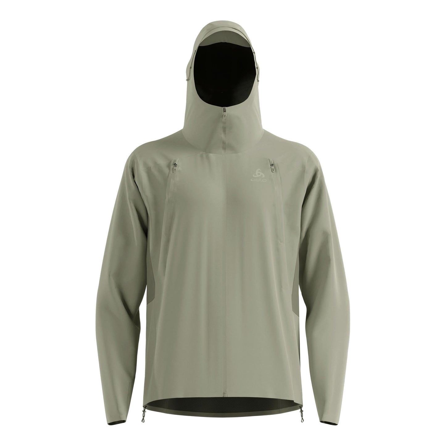 Odlo X-Alp Waterproof Pro Chaqueta para correr Hombres-oliva
