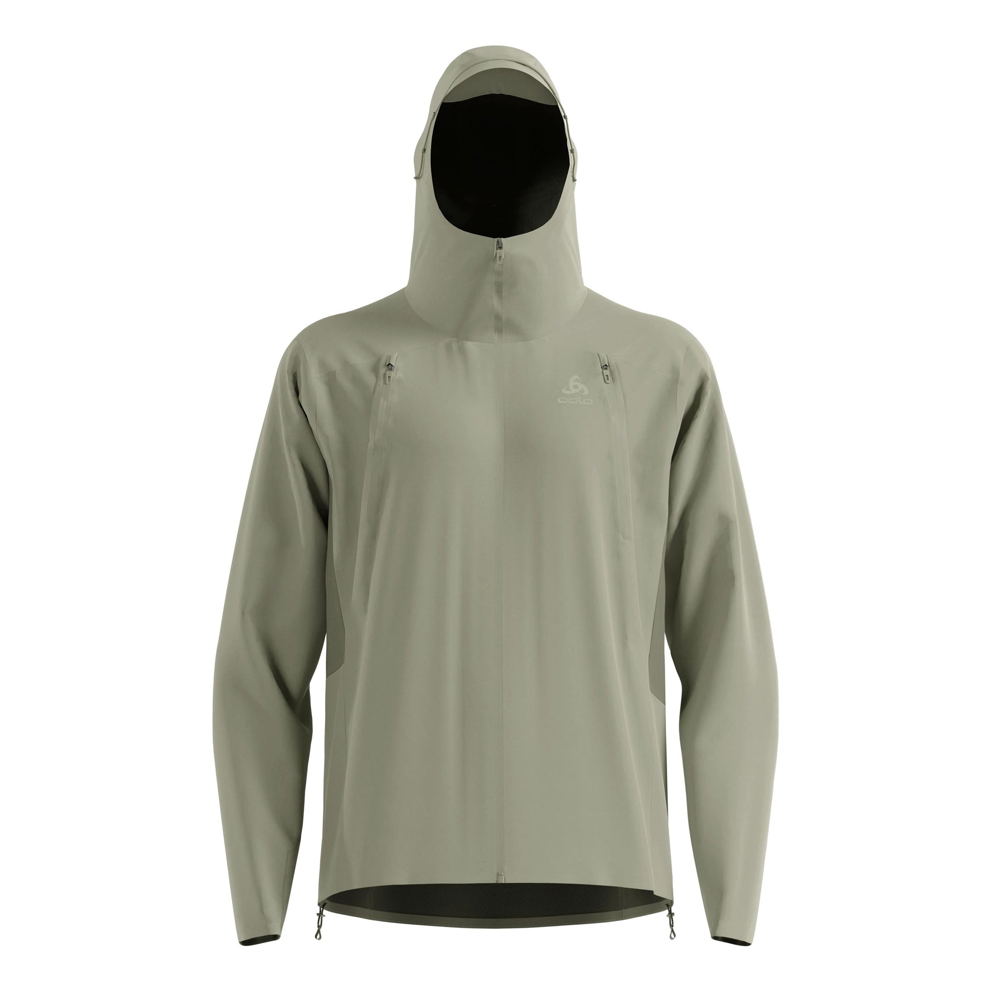 Odlo X-Alp Waterproof Pro Chaqueta para correr Hombres-oliva