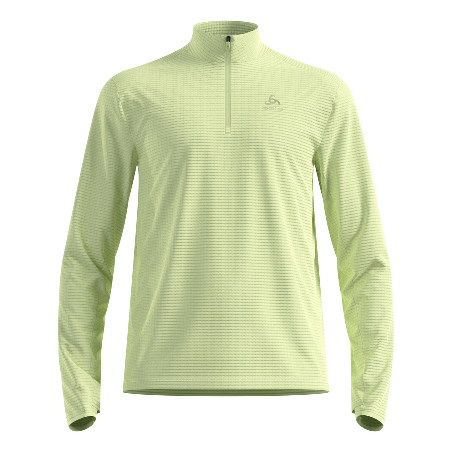 Odlo Essential Thermal Midlayer 1/2 Zip Camiseta de running Hombres-lima