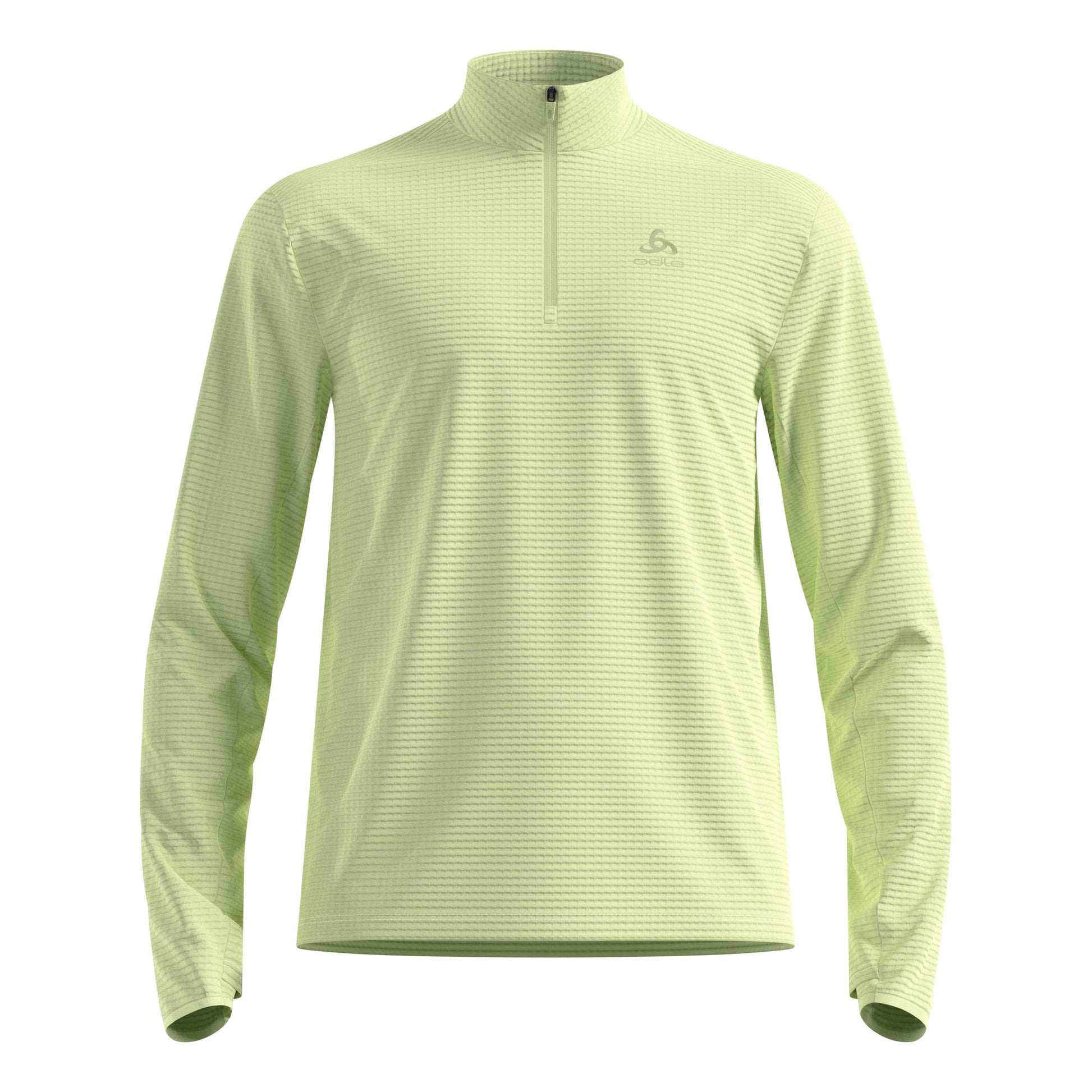 Odlo Essential Thermal Midlayer 1/2 Zip Camiseta de running Hombres-lima