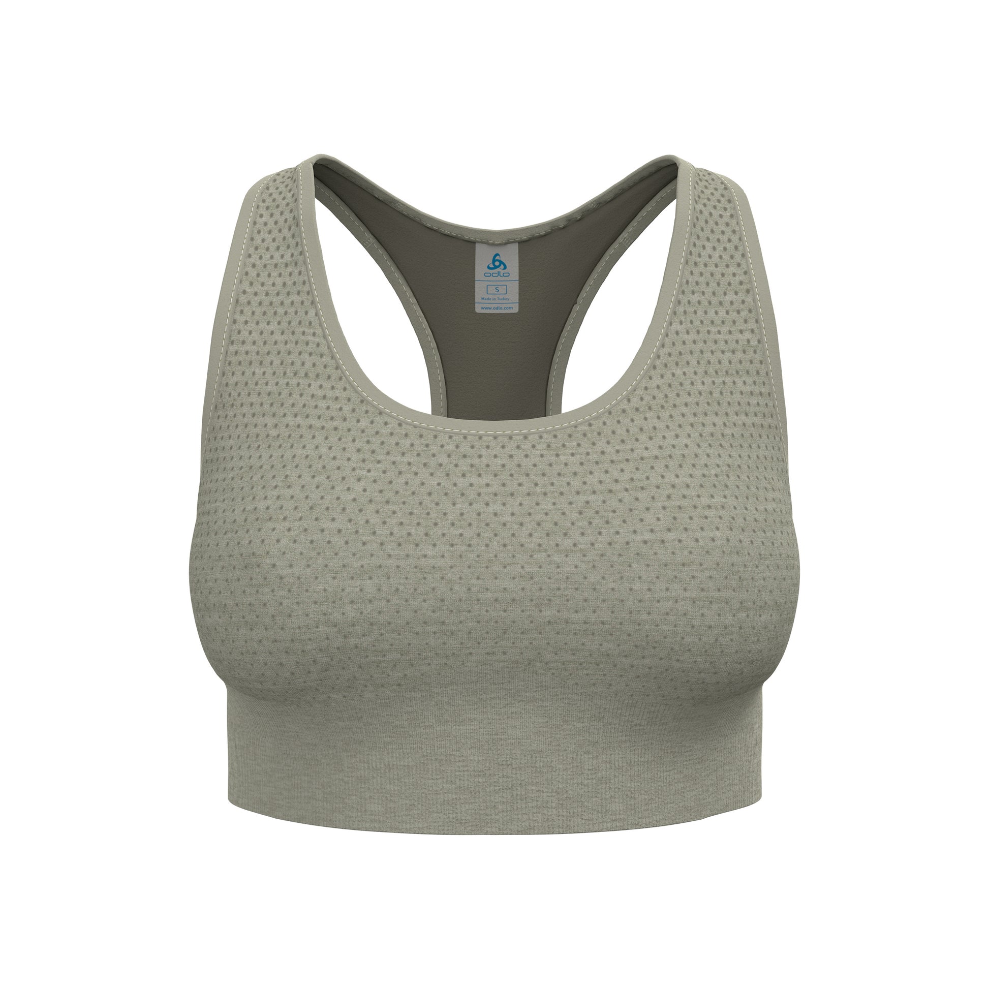 Odlo Seamless Medium Padded Sport Sujetador deportivo Mujeres-caqui