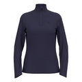 Essential 1/2 Zip Camiseta de running Mujeres-azul oscuro