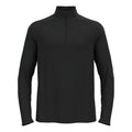 Essential 1/2 Zip Camiseta de running Hombres-negro