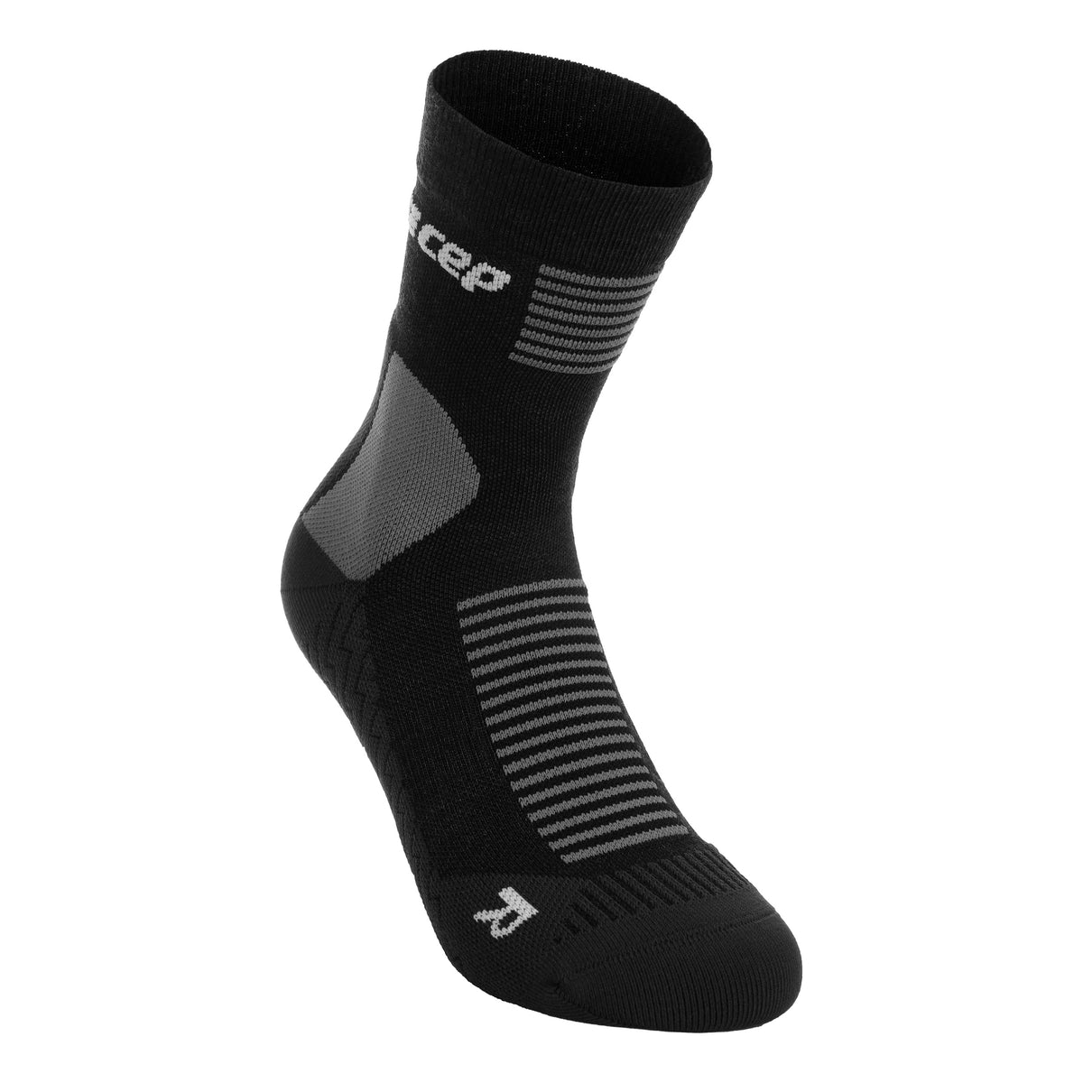 CEP Cold Weather Mid Cut V2 Calcetines De Compresión Mujeres-Negro