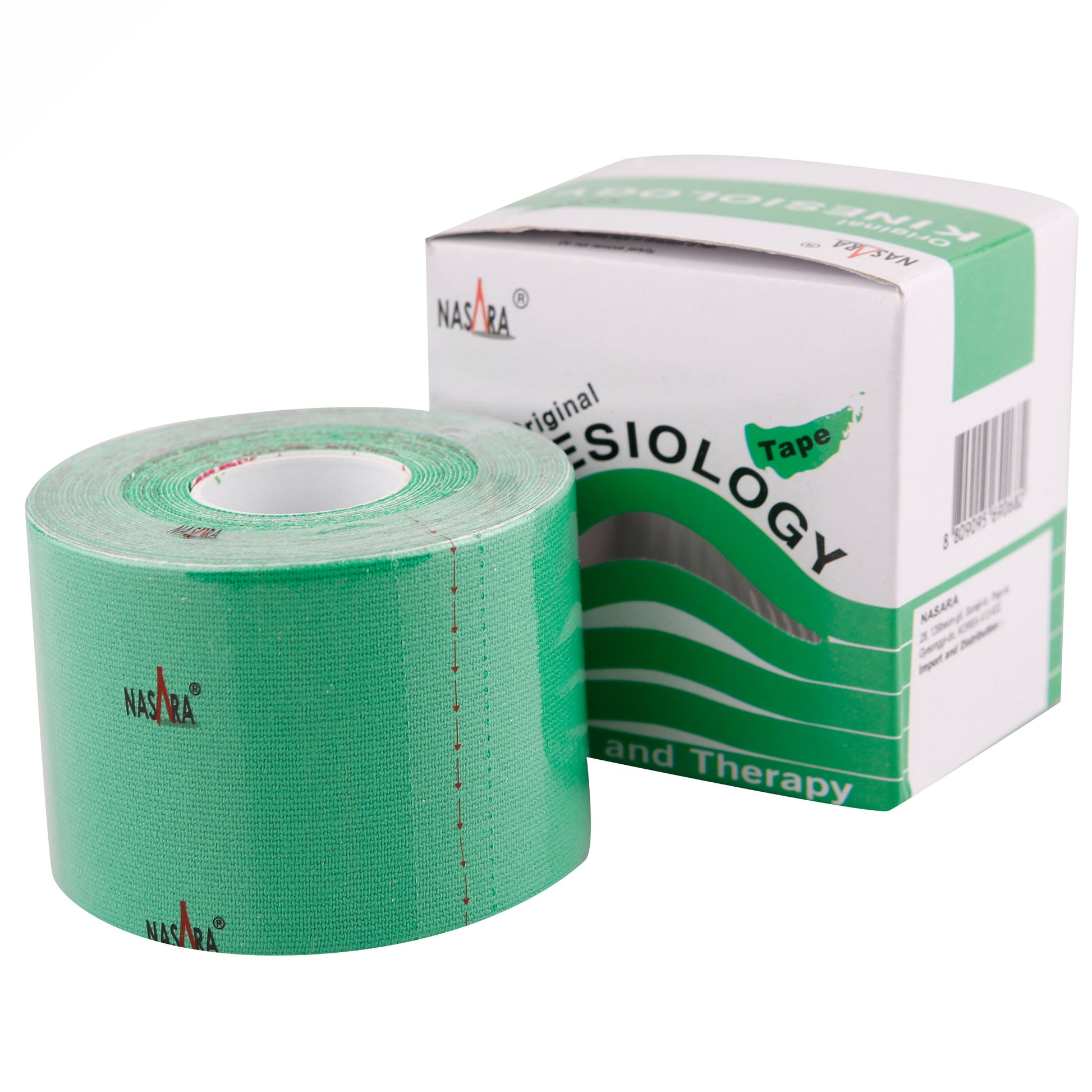 Nasara Kinesiologie Cinta Adhesiva 1 Rollo-Verde