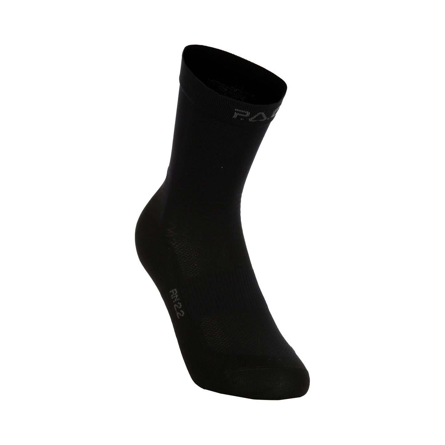 P.A.C. RN 2.2 Reflective Ultralight Long Calcetines Para Correr Hombres-Negro