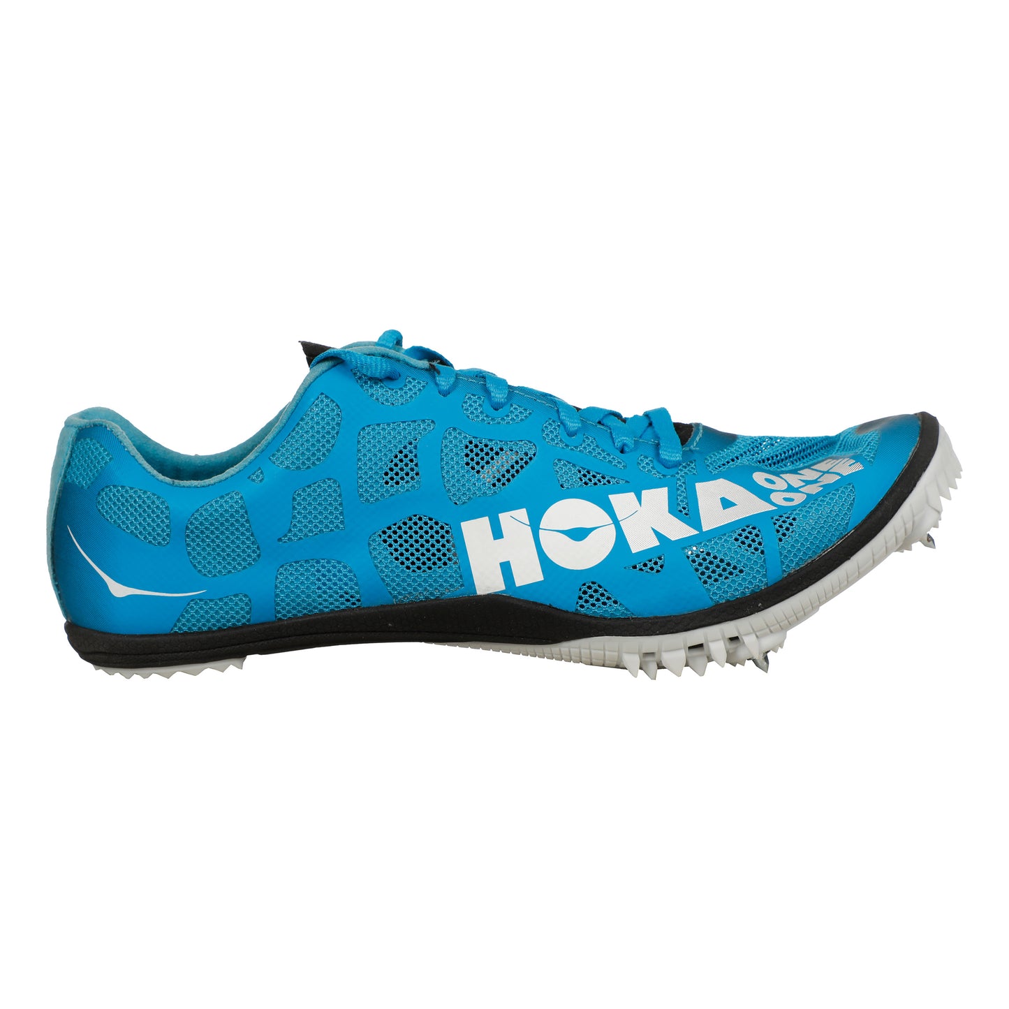 Hoka One One Rocket Middle-Distance Spikes Hombres - azul, blanco