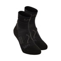 Super Fast Calcetines Para Correr Pack De 2 Hombres-Negro,Antracita